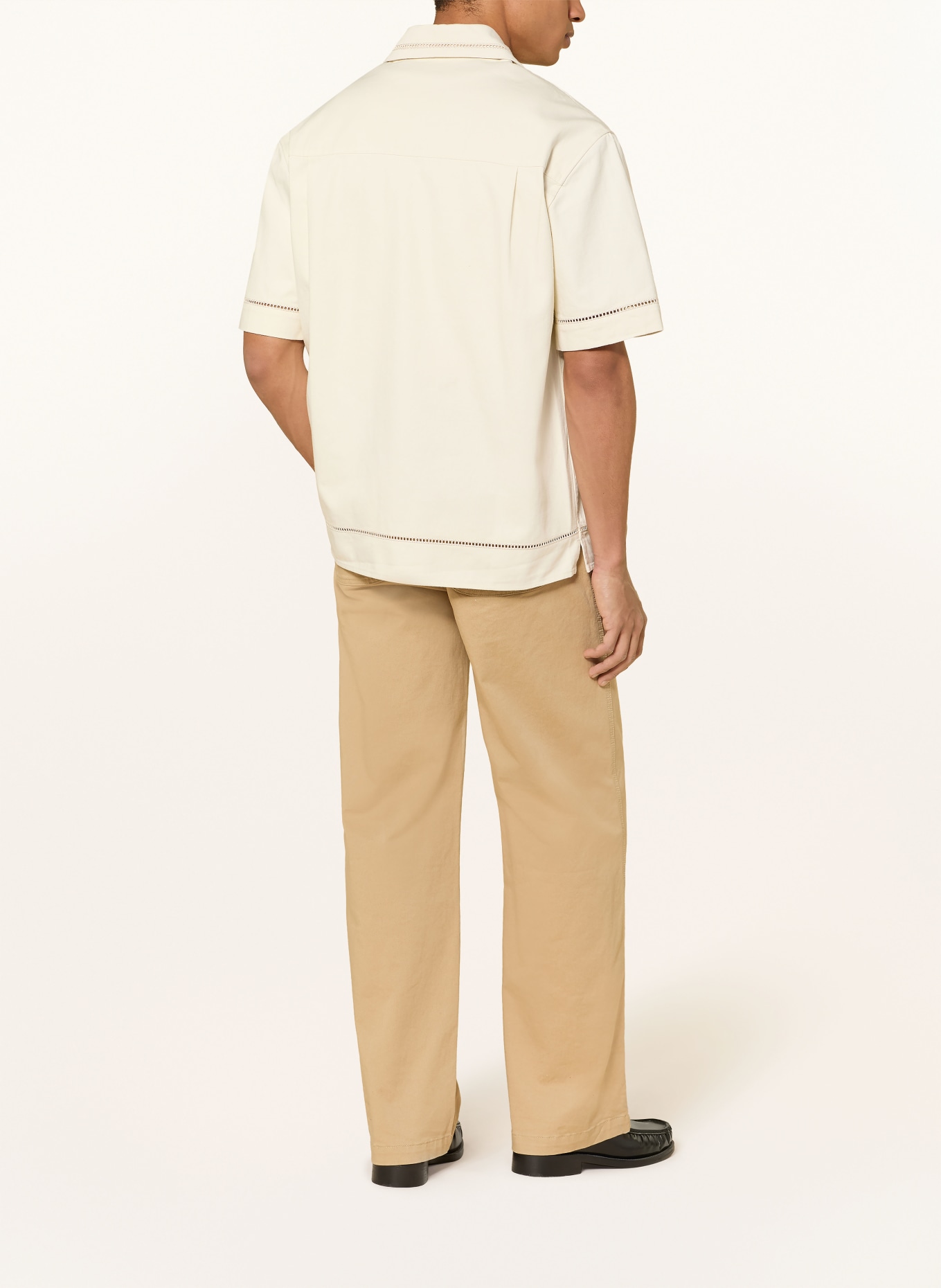 DRÔLE DE MONSIEUR overshirt: CREAM