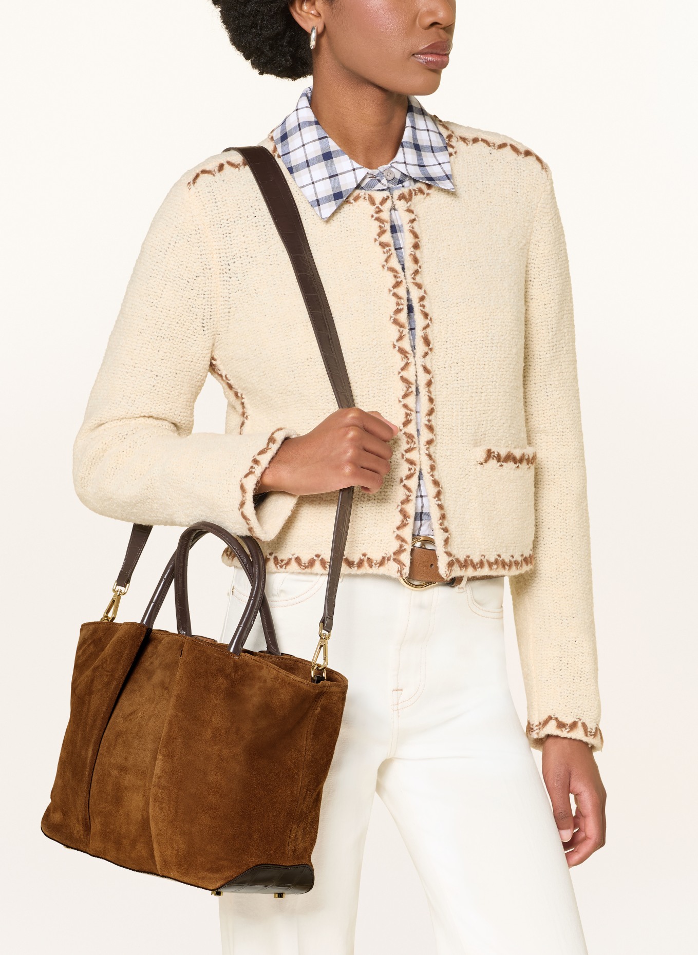 KAAI Shopper HORIZON MINI: BRAUN / GOLD