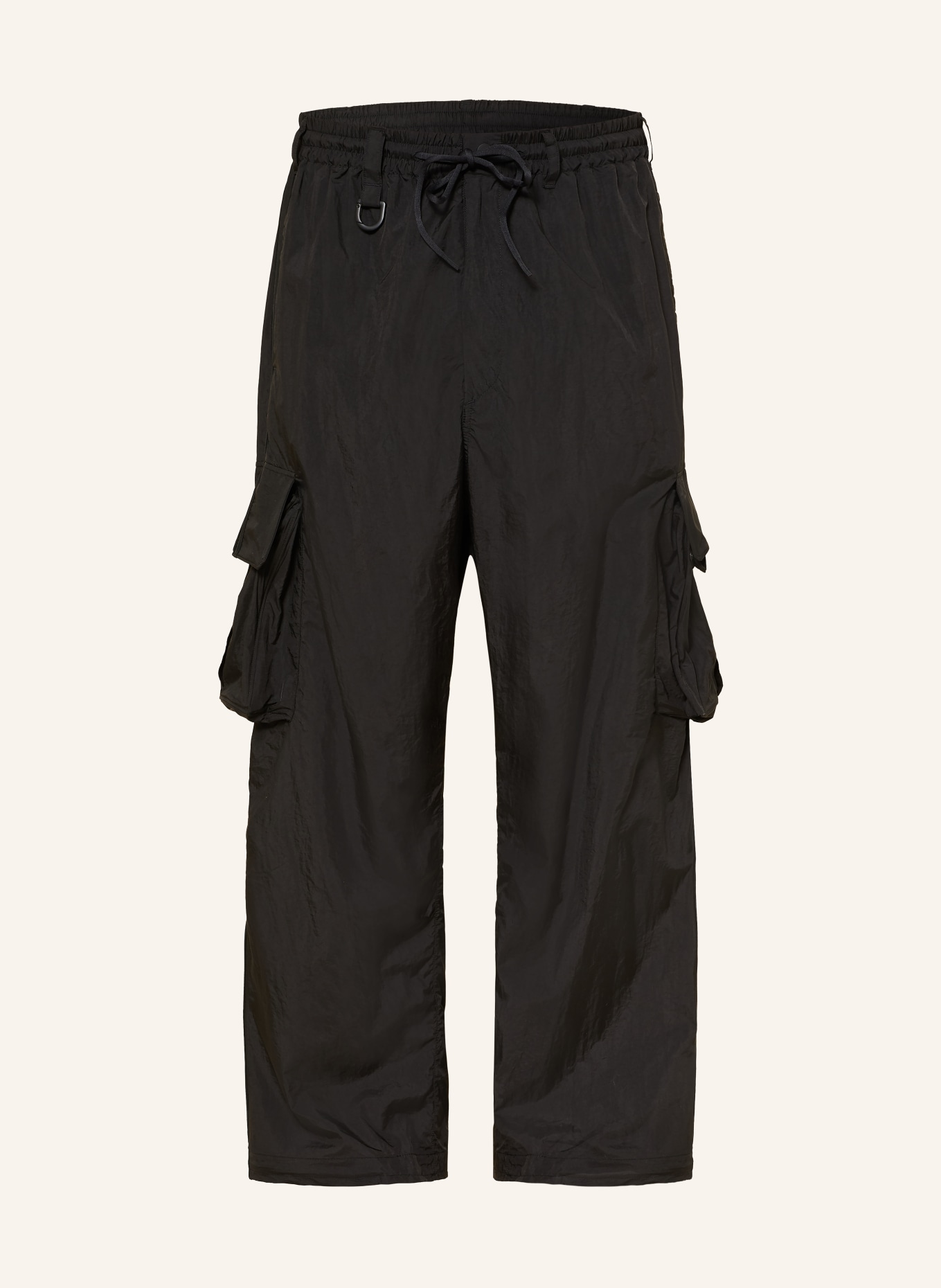 Y-3 Cargohose NYLON WIRED Loose Fit: SCHWARZ / WEISS