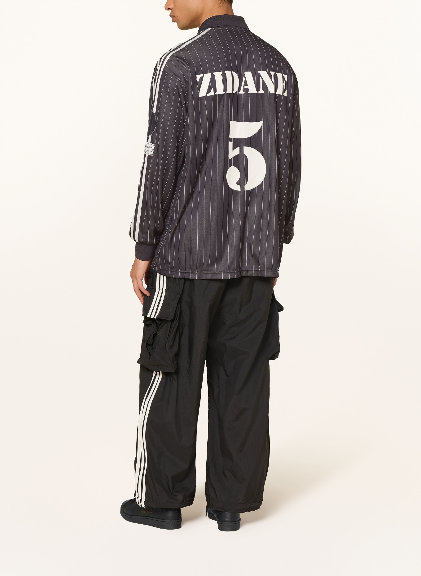Y-3 Long-sleeved shirt ZINEDINE ZIDANE: BLACK / WHITE