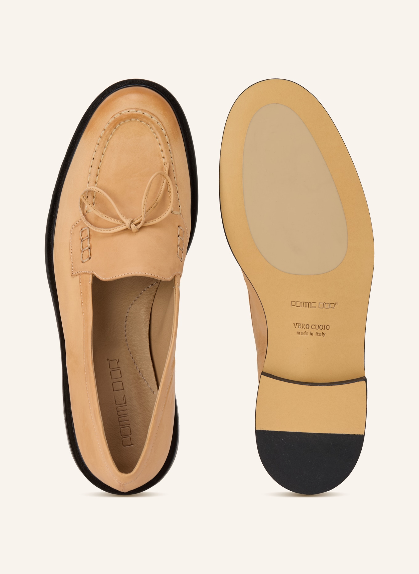 POMME D'OR Mokasíny GENDER: SVĚTLE HNĚDÁ