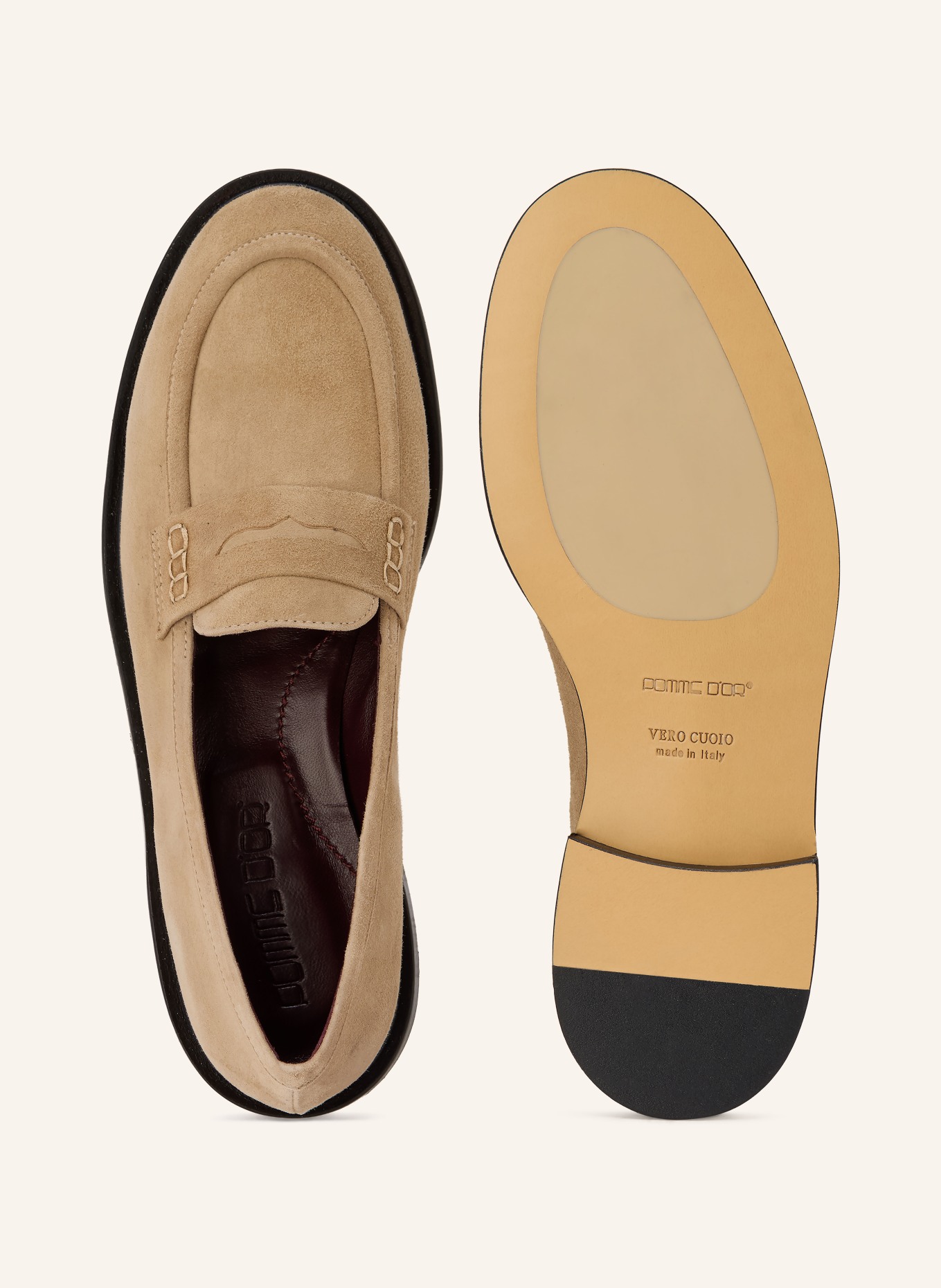 POMME D'OR Penny-Loafer GENDER: HELLBRAUN