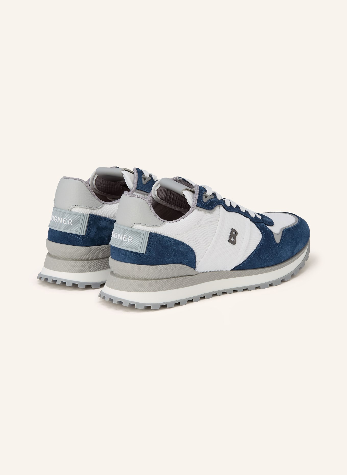 BOGNER NEWPORT sneaker: BLUE / GRAY / WHITE
