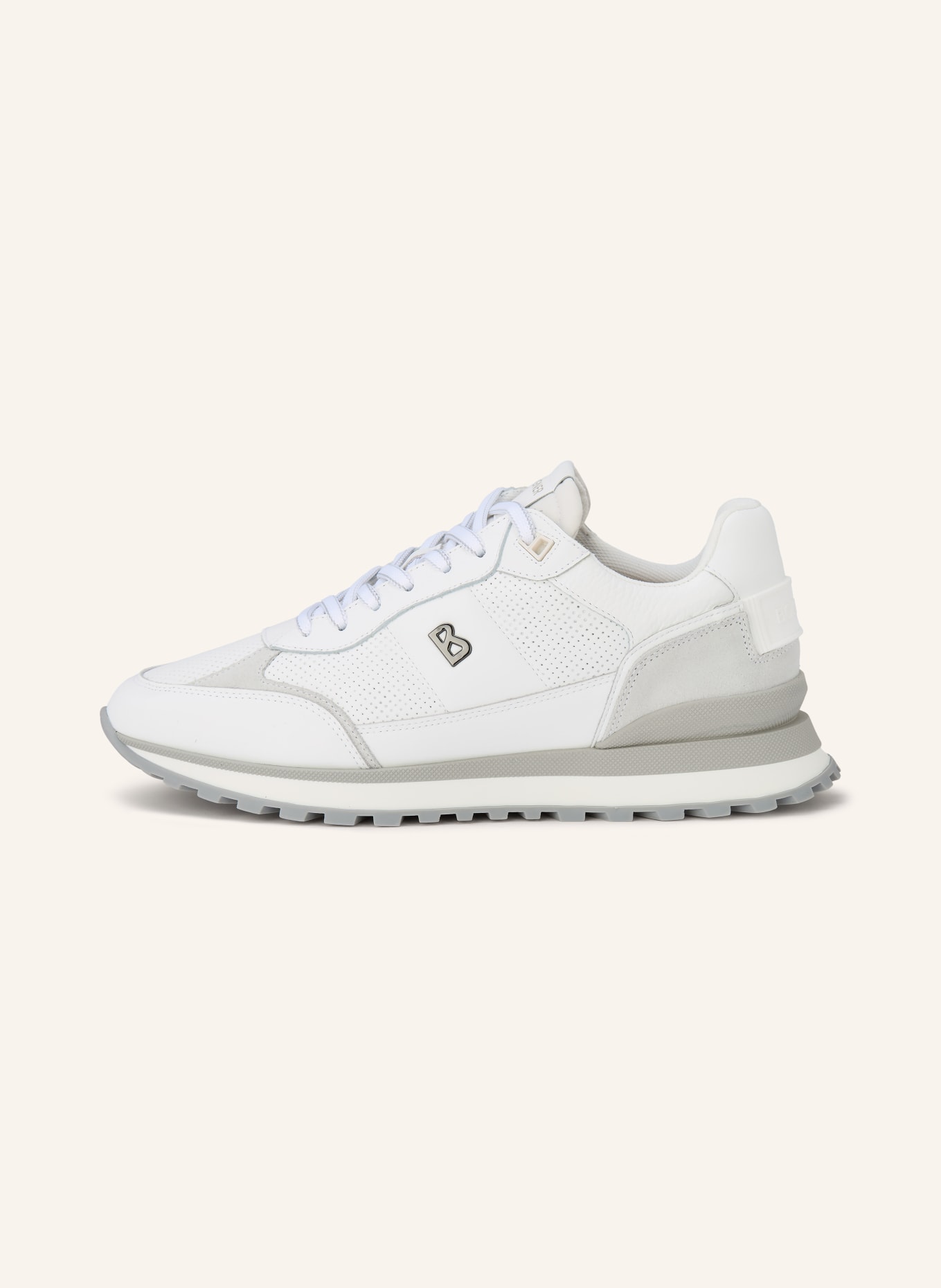 BOGNER NEWPORT sneaker: WHITE / LIGHT GRAY / GRAY