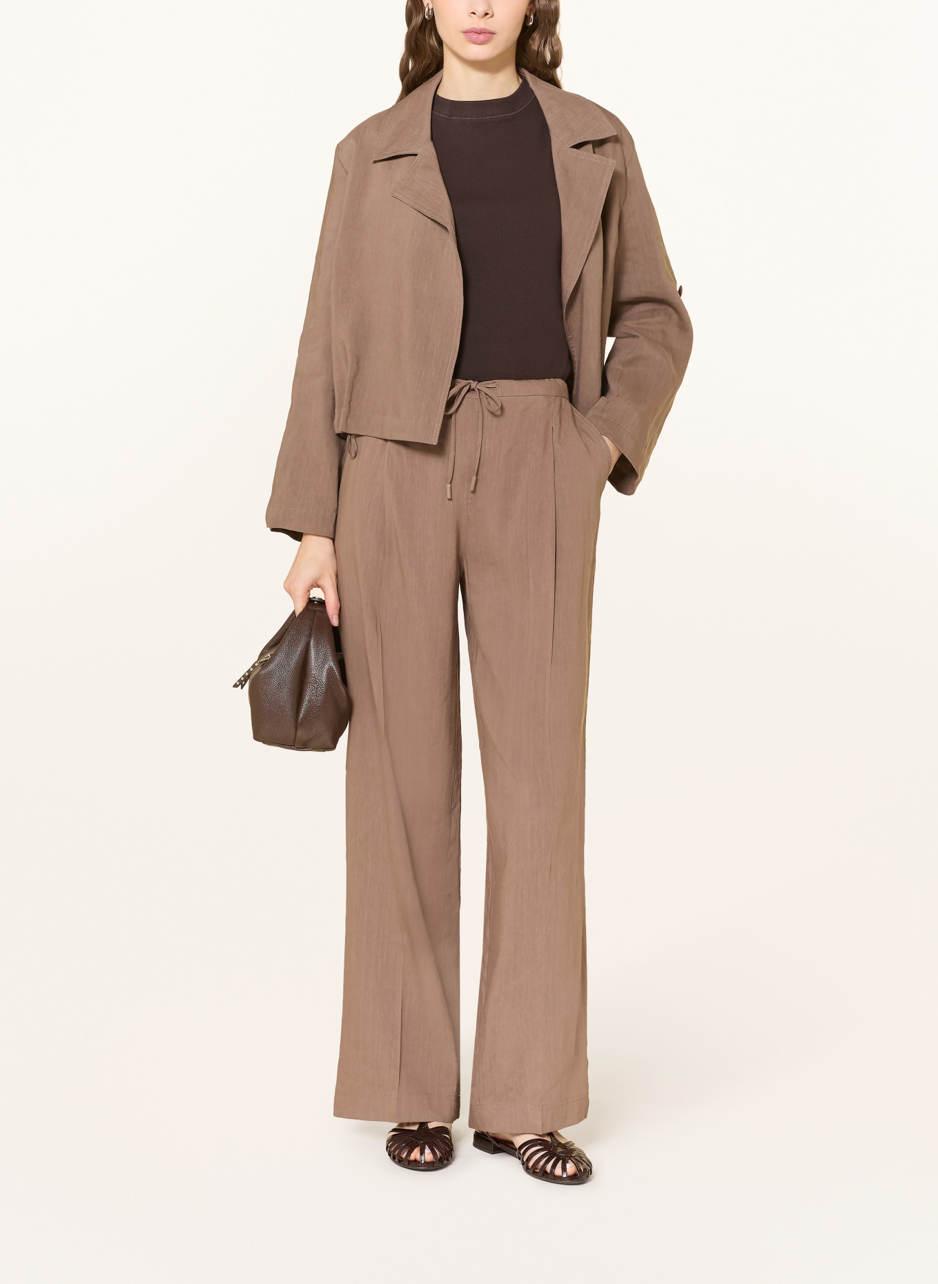 MARELLA marlene pants: BROWN