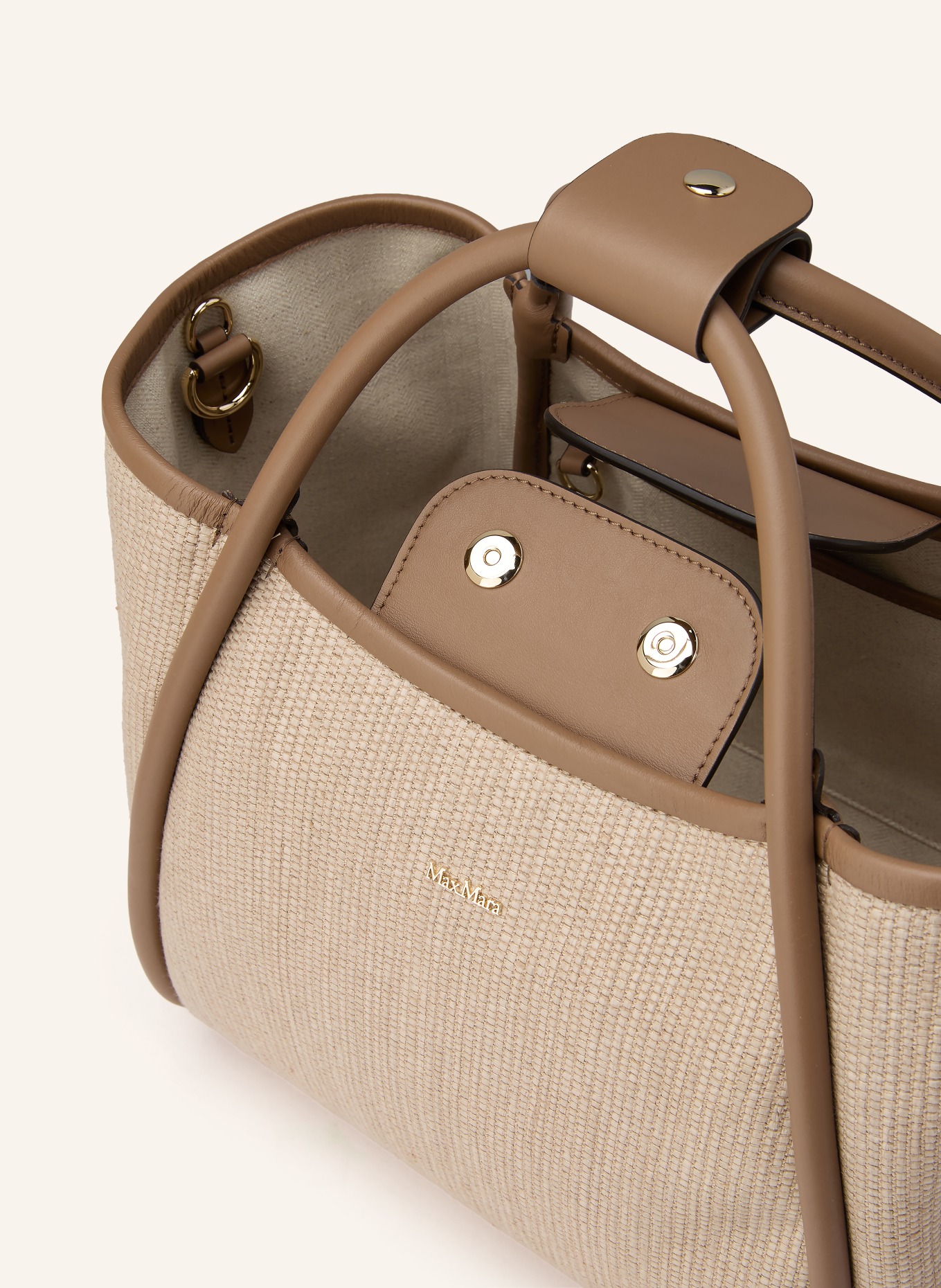 Max Mara Handtasche SUMMARINES: BEIGE / HELLBRAUN