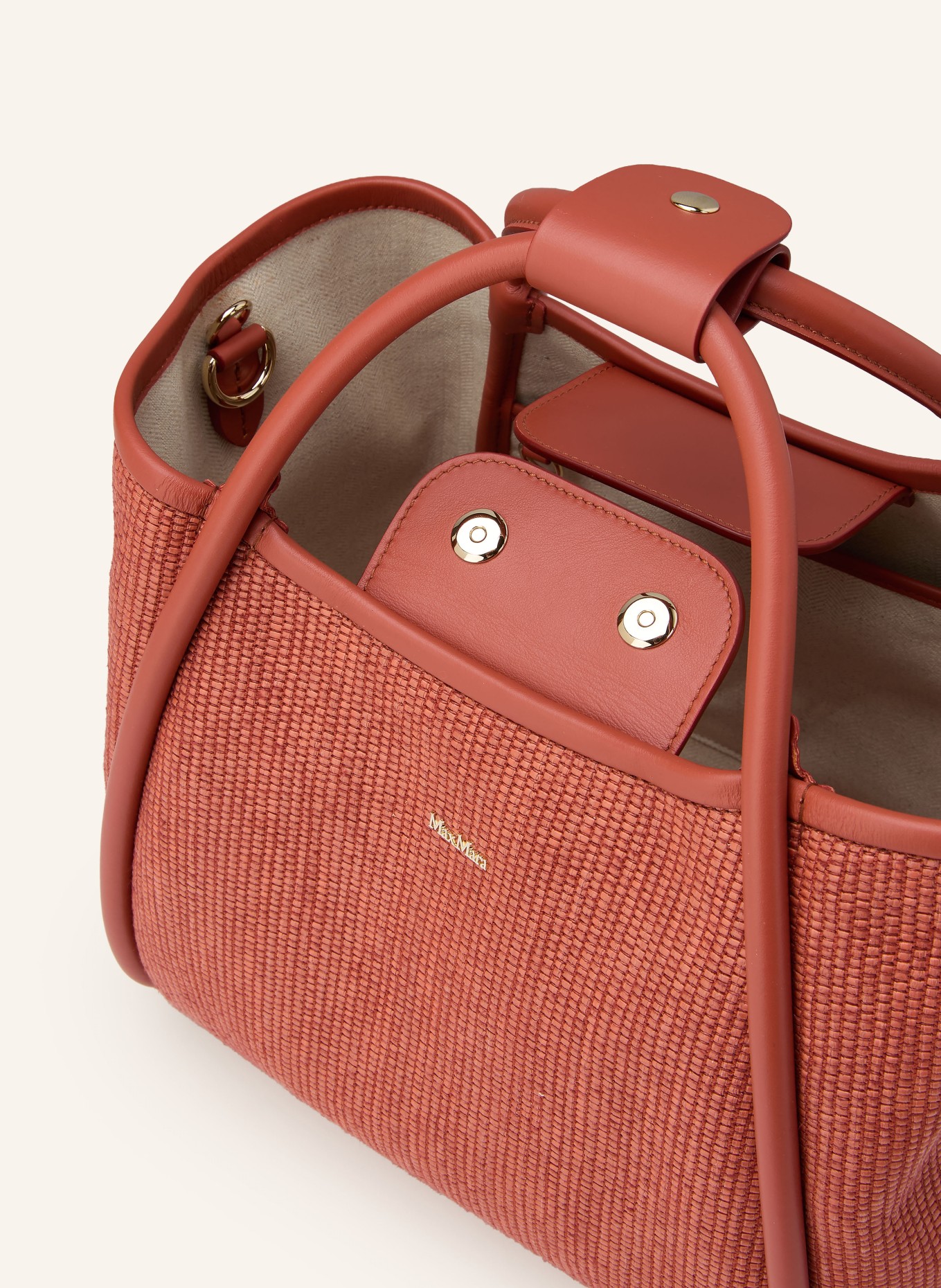 Max Mara Handtasche SUMMARINES: DUNKELORANGE