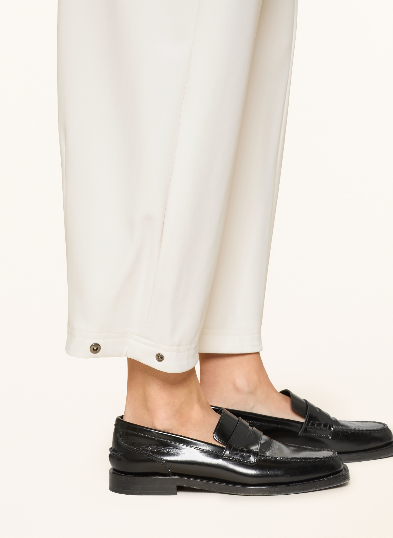 RAFFAELLO ROSSI 7/8 kalhoty ODINE: KRÉMOVÁ