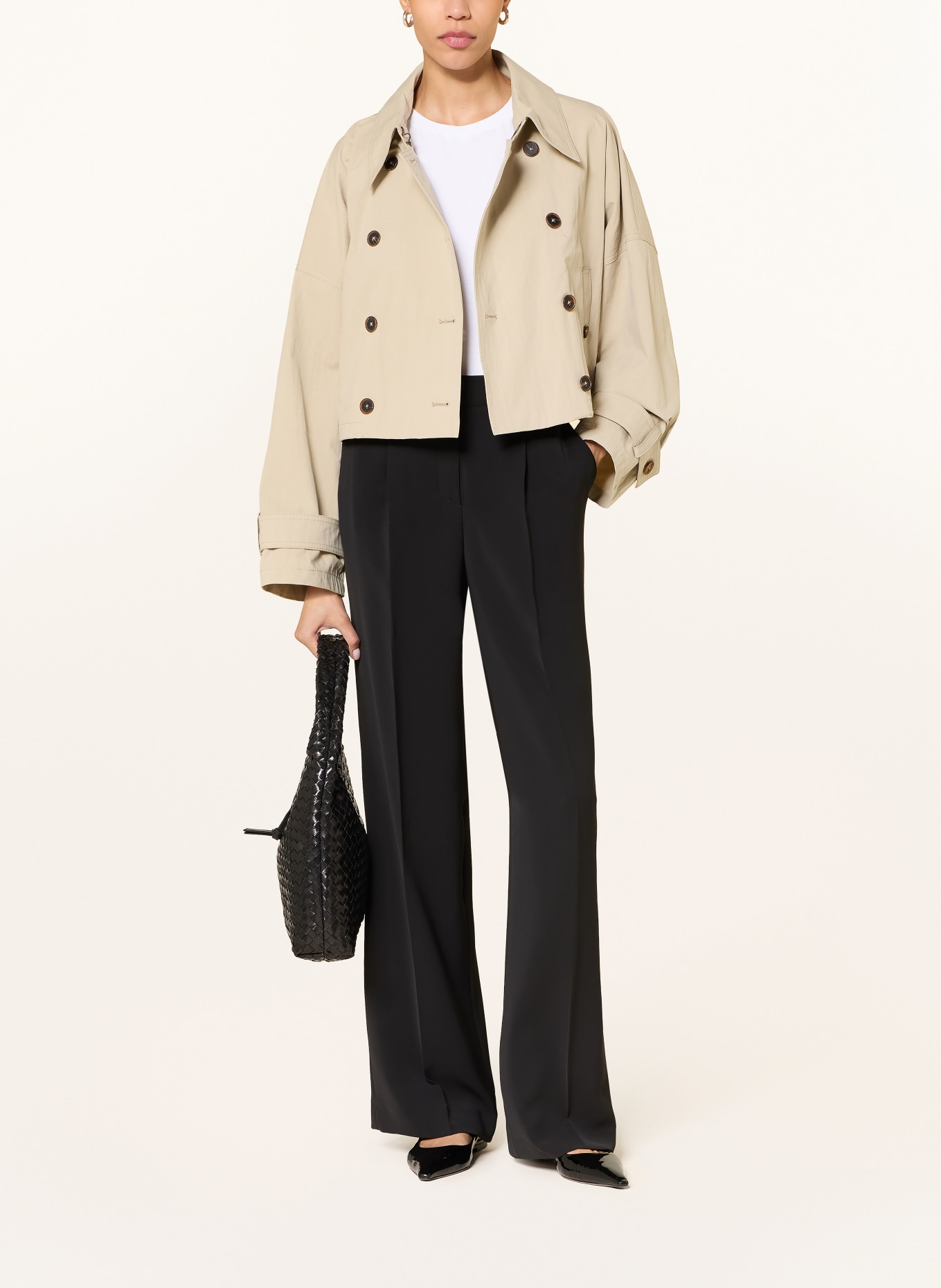 RAFFAELLO ROSSI Marlenehose WILLOW: SCHWARZ