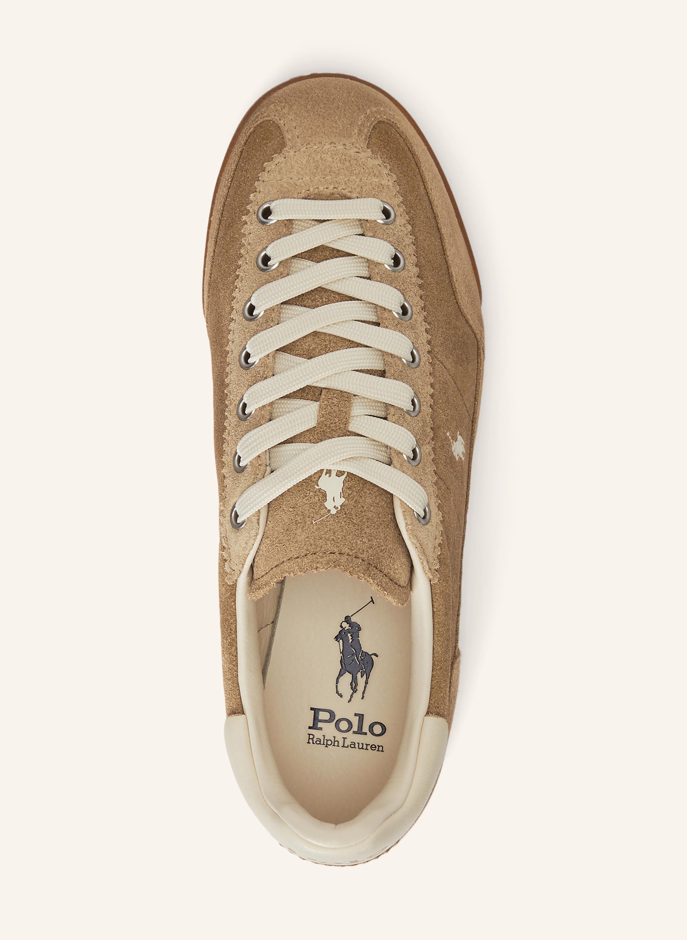 POLO RALPH LAUREN Tenisky HESTER: VELBLOUDÍ / KRÉMOVÁ