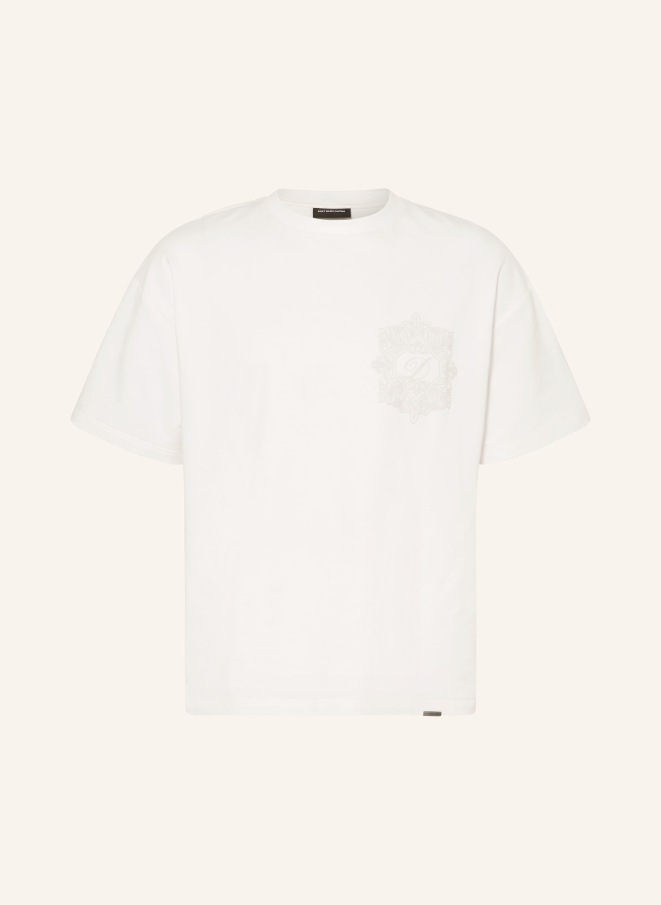 don't waste culture Koszulka UMEKA: BIAŁY / JASNOCZARY