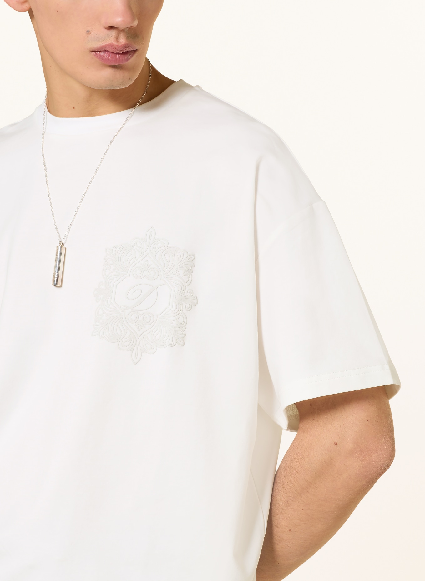 don't waste culture Koszulka UMEKA: BIAŁY / JASNOCZARY