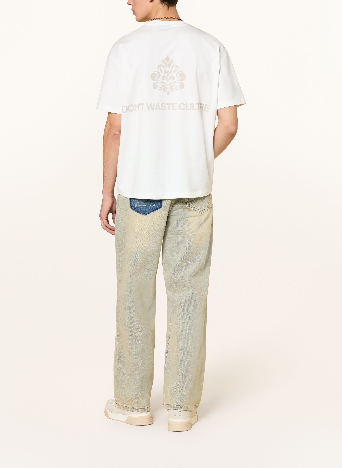 don't waste culture T-shirt AZEMARI: BLANC