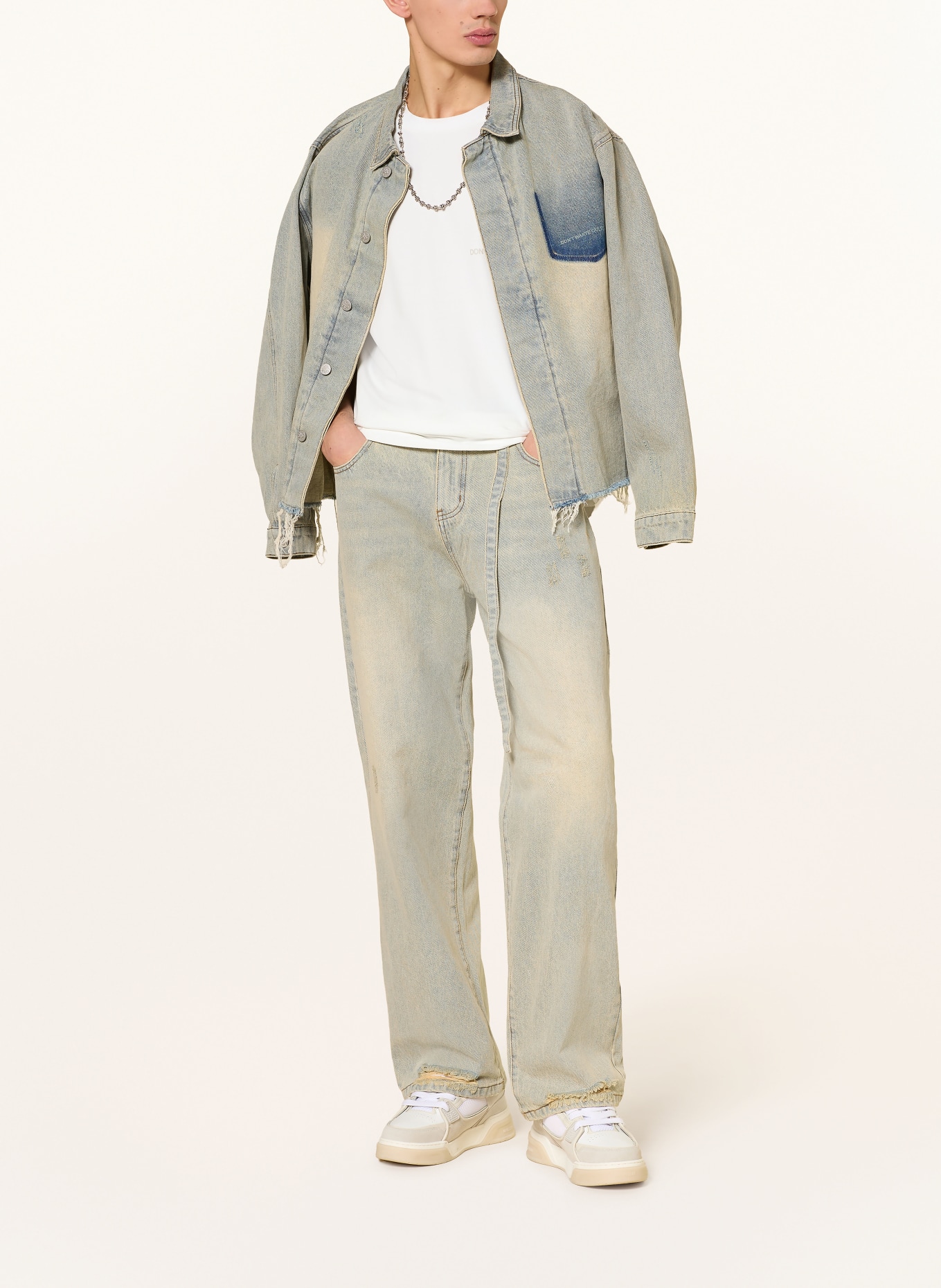 don't waste culture T-shirt AZEMARI: BLANC