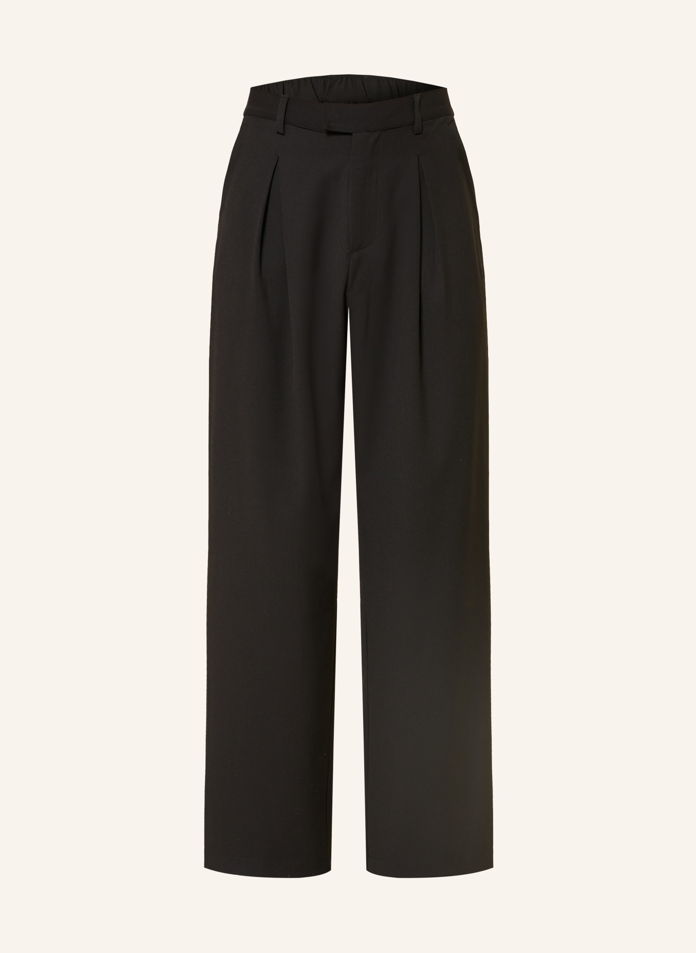 don't waste culture Pantalon GRAVELLE coupe classique: NOIR