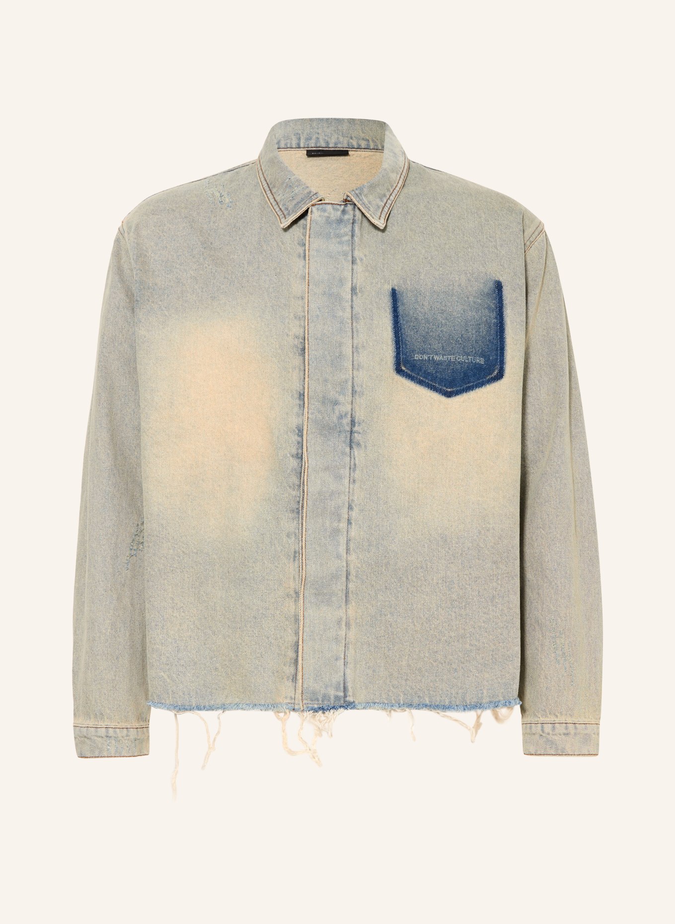 don't waste culture Jeansjacke TRENWYN: 1281 Sand Pale