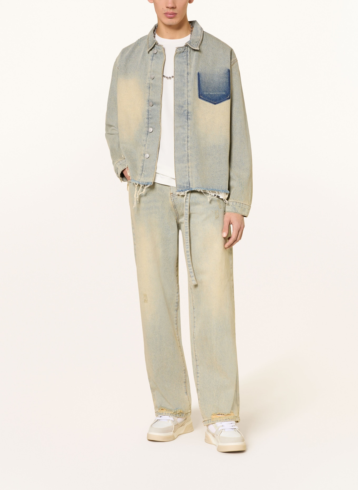 don't waste culture Jeansjacke TRENWYN: 1281 Sand Pale