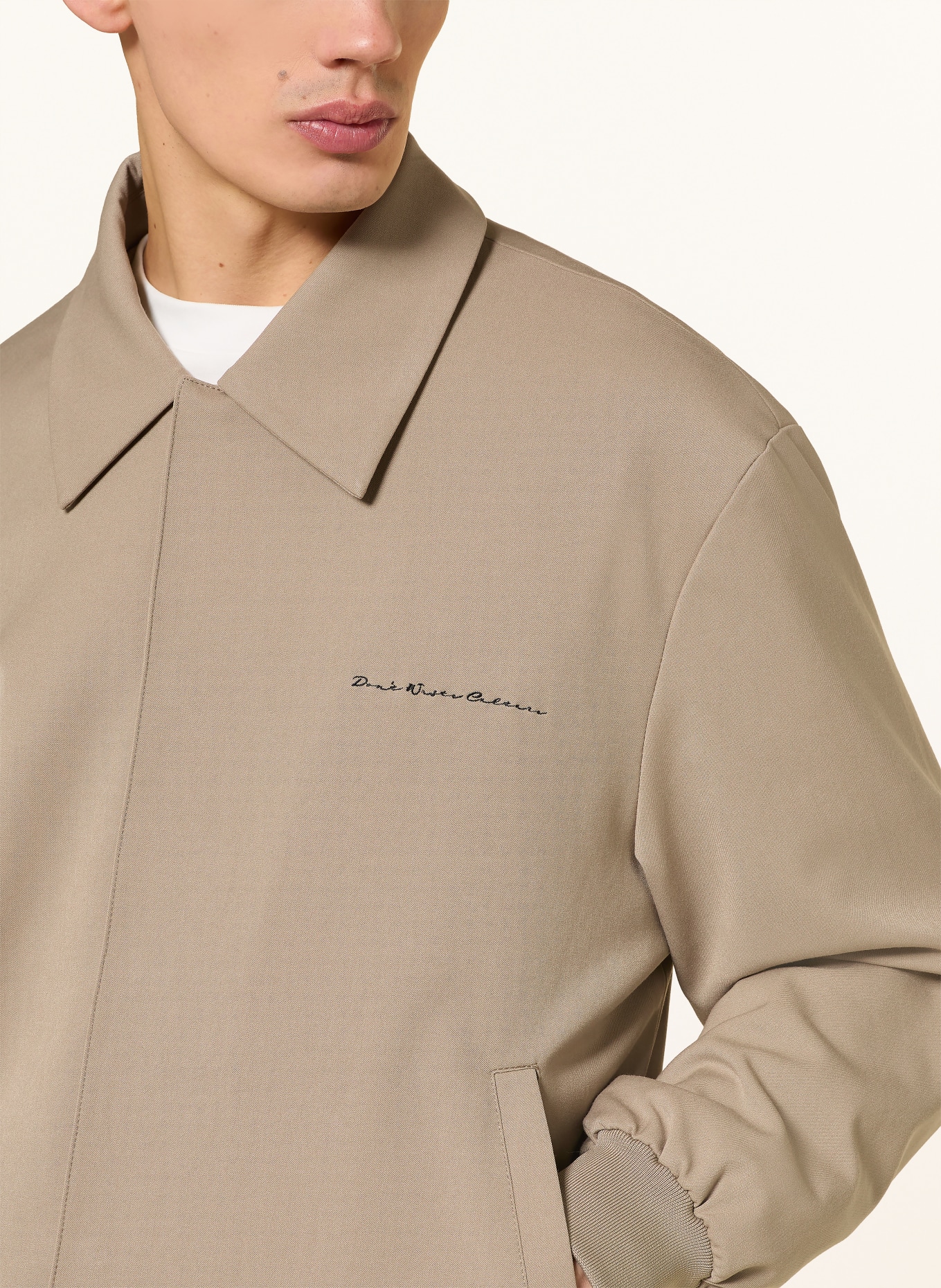 don't waste culture Overjacket SORELIA: BEIGE