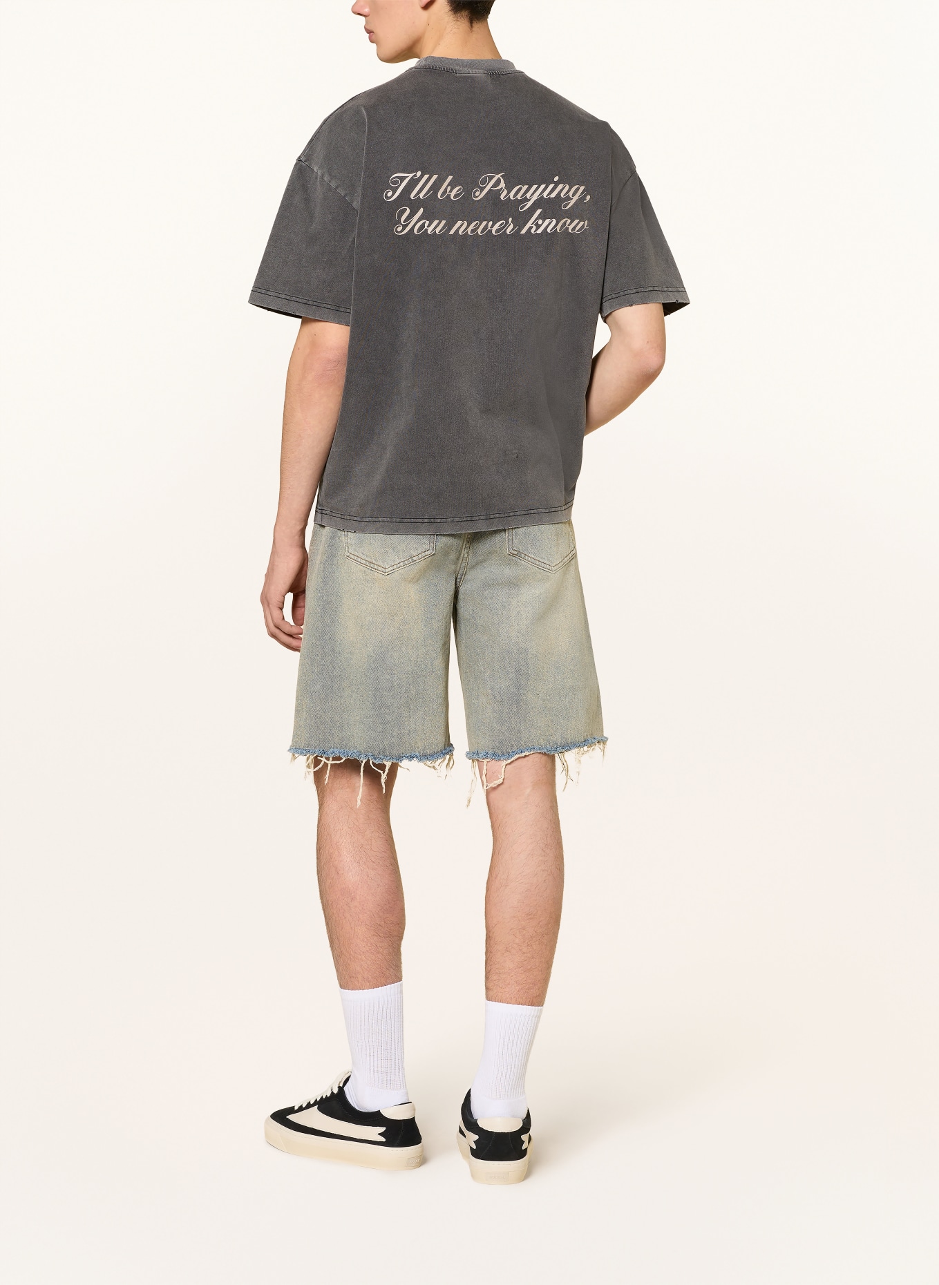 don't waste culture Jeansshorts GAELLOR: 1280 Pale Blue