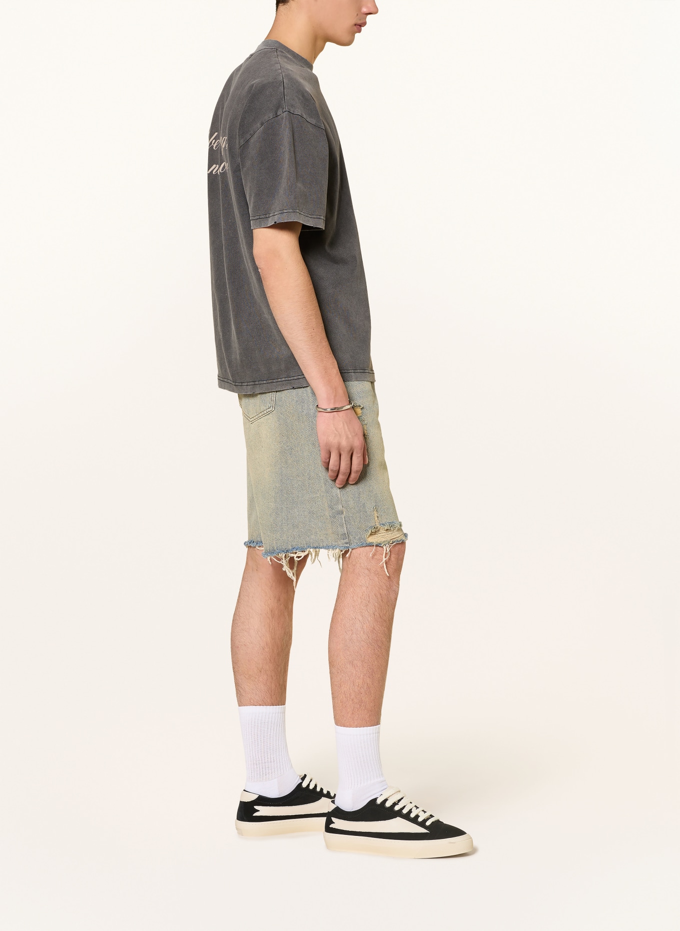 don't waste culture Jeansshorts GAELLOR: 1280 Pale Blue