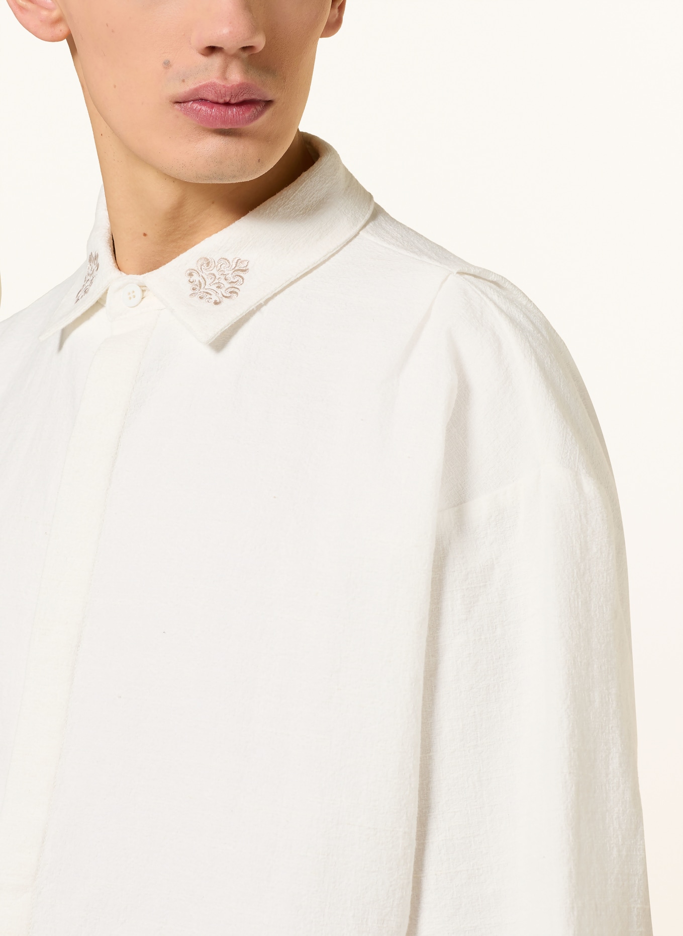 don't waste culture Overshirt AURELIENN: WIT