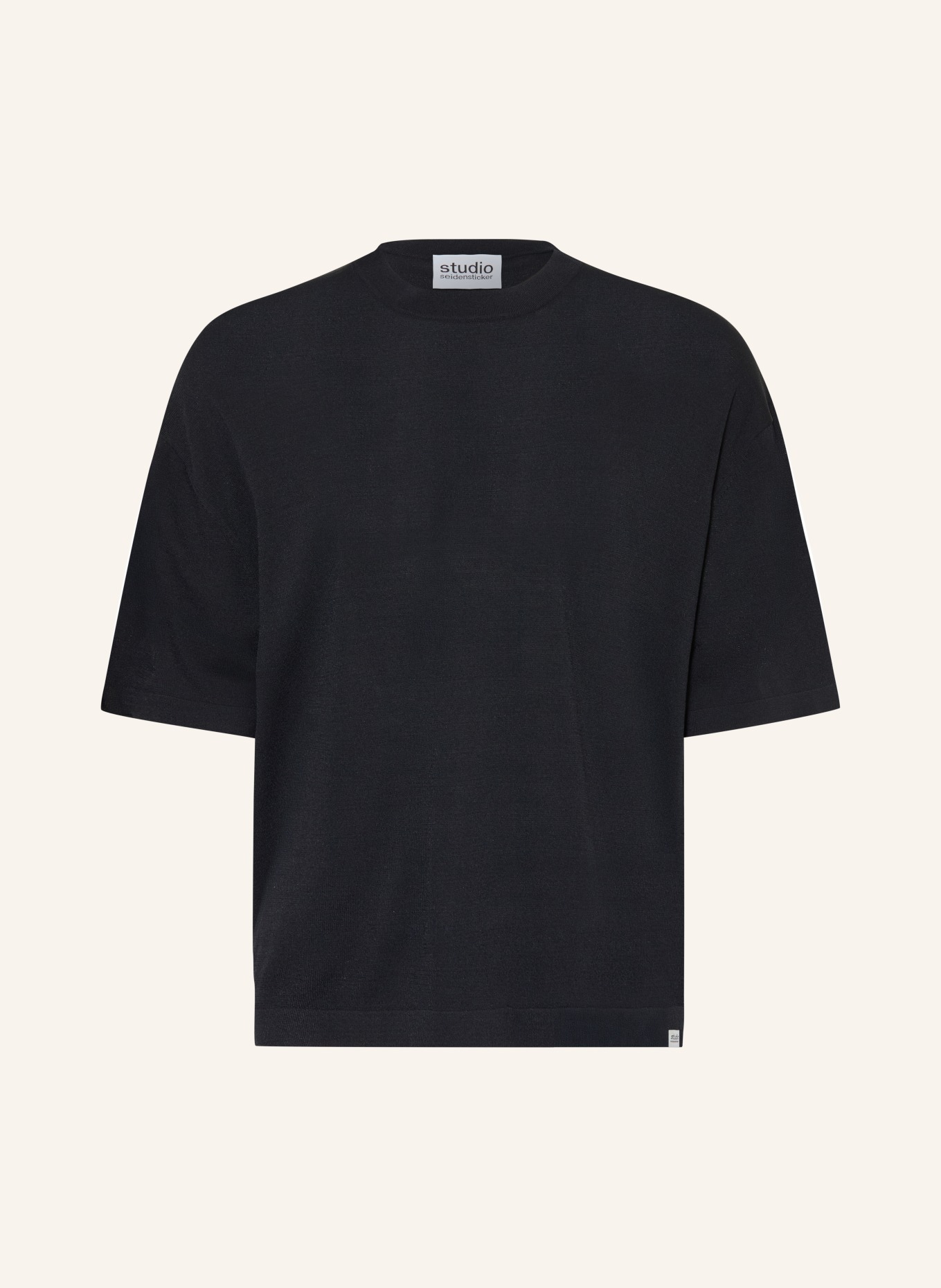 studio seidensticker Strickshirt: SCHWARZ