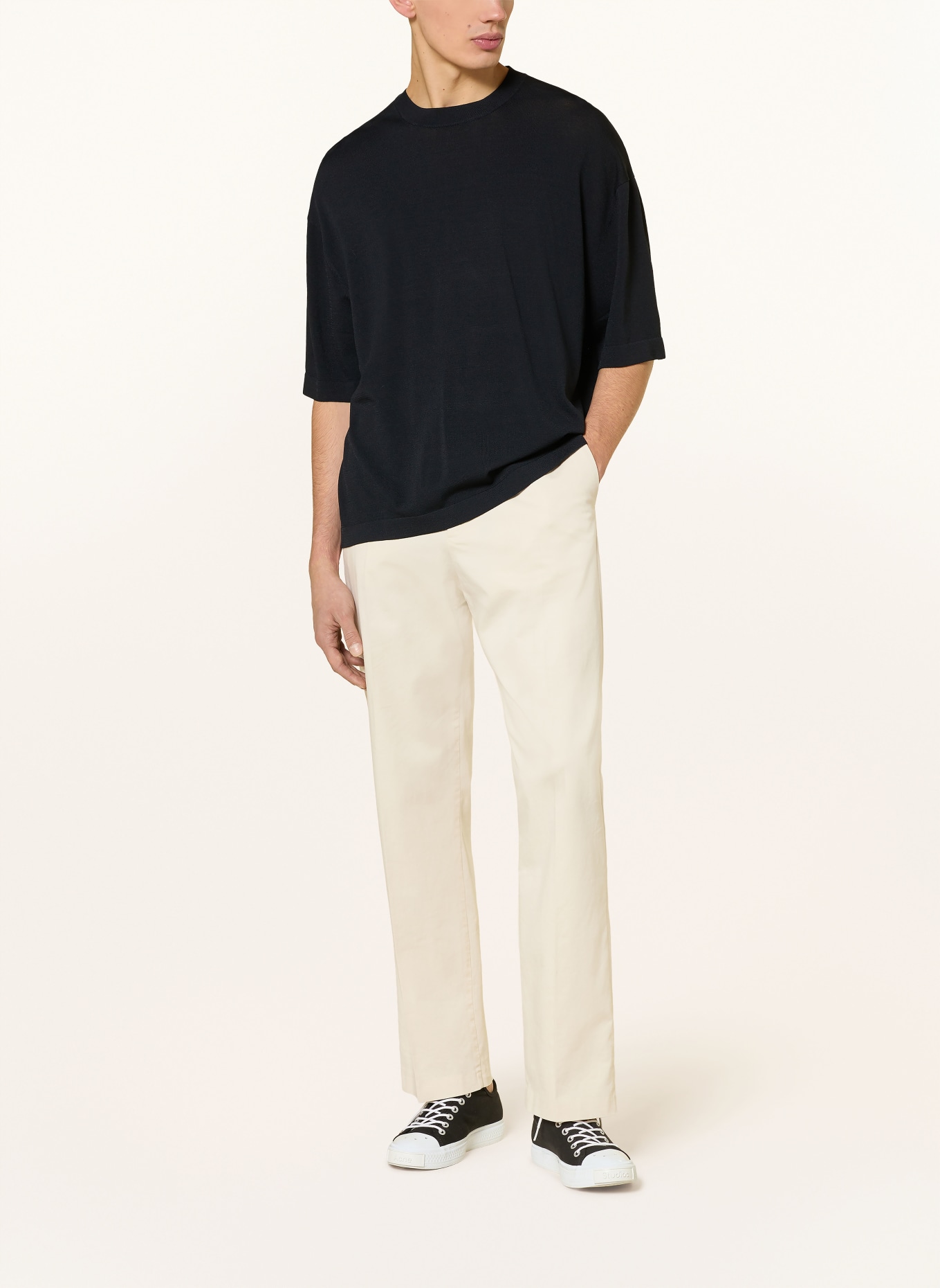 studio seidensticker Strickshirt: SCHWARZ