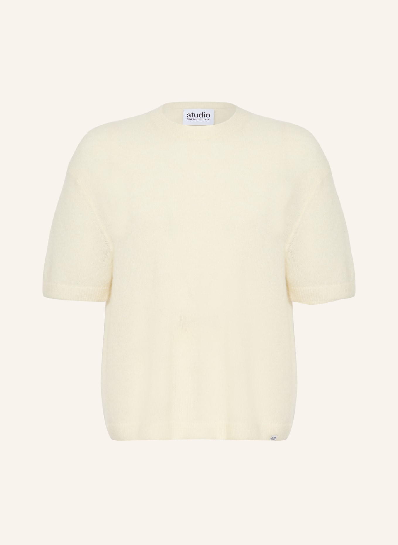 studio seidensticker Strickshirt aus Mohair: ECRU