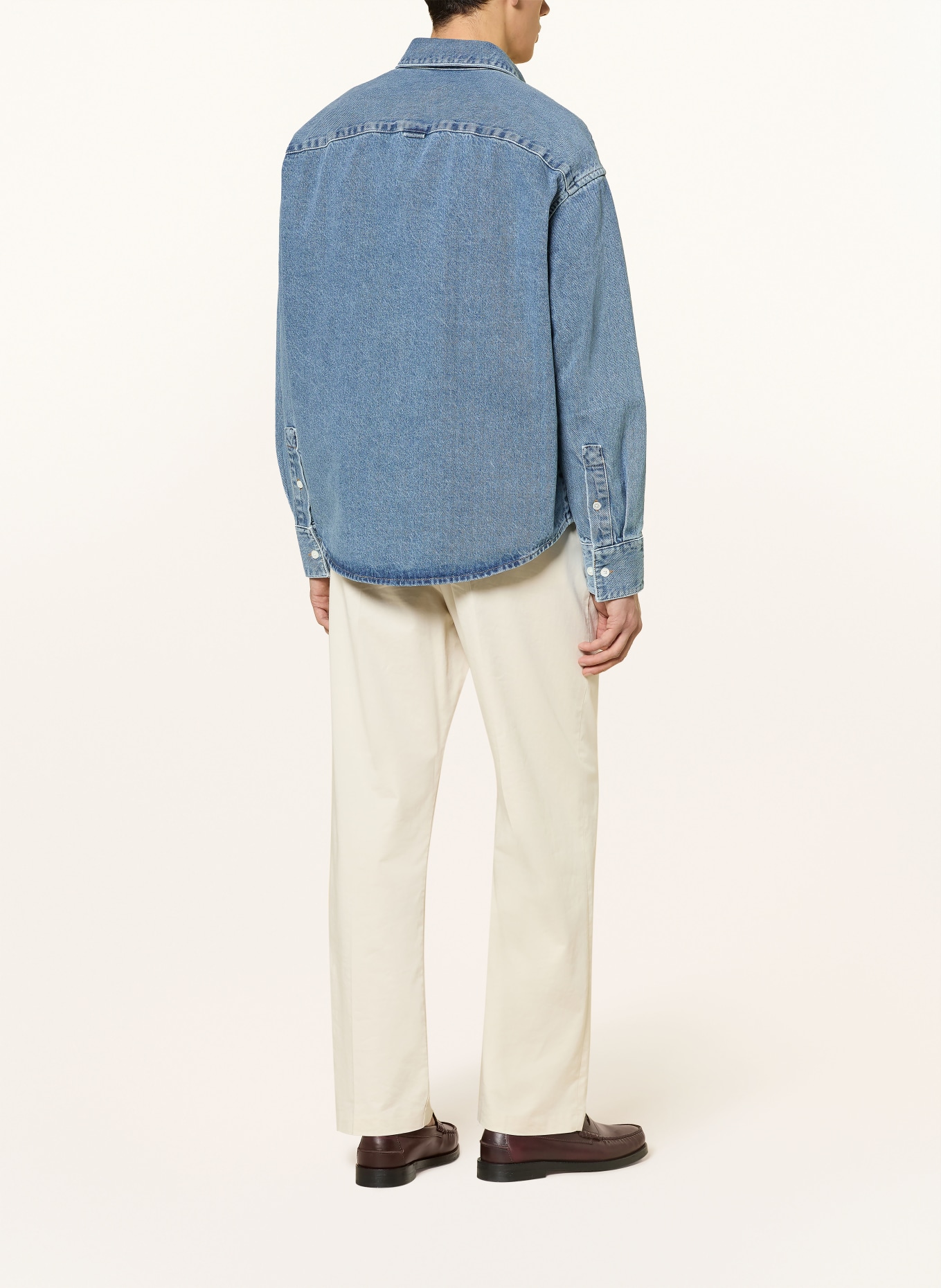 studio seidensticker Jeanshemd STUDIO Comfort Fit: HELLBLAU