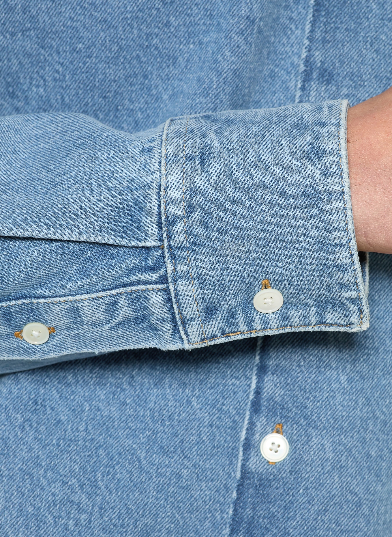 studio seidensticker Jeanshemd STUDIO Comfort Fit: HELLBLAU