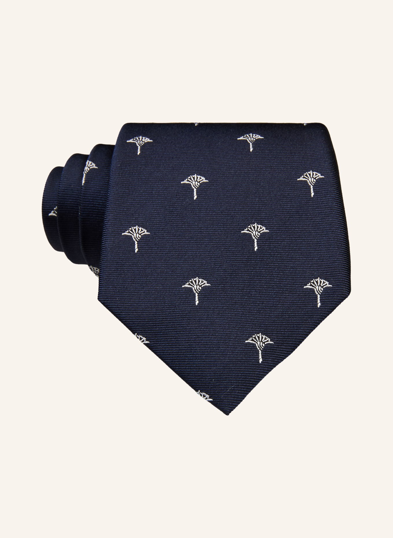 JOOP! necktie: DARK BLUE / CREAM