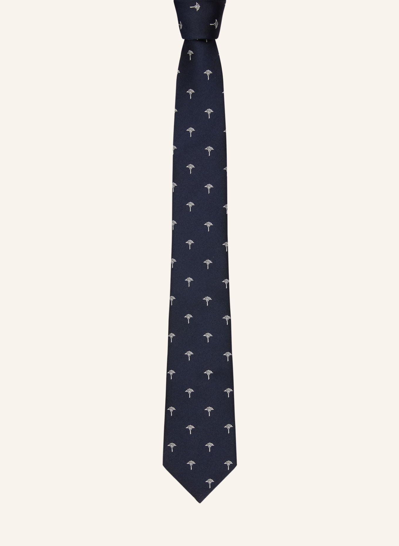 JOOP! necktie: DARK BLUE / CREAM