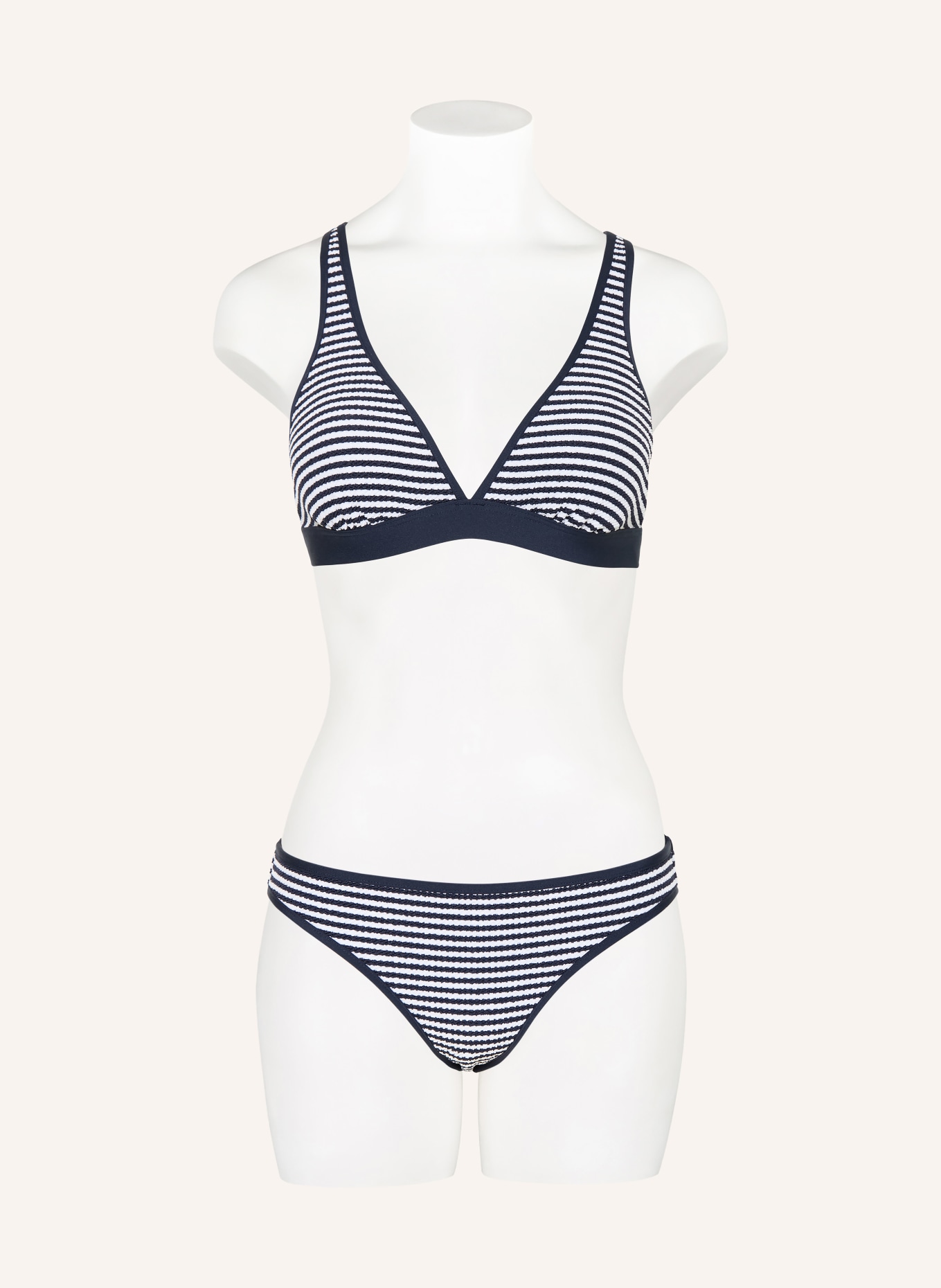 SEAFOLLY Basic-Bikini-Hose CLUBHOUSE: DUNKELBLAU / WEISS