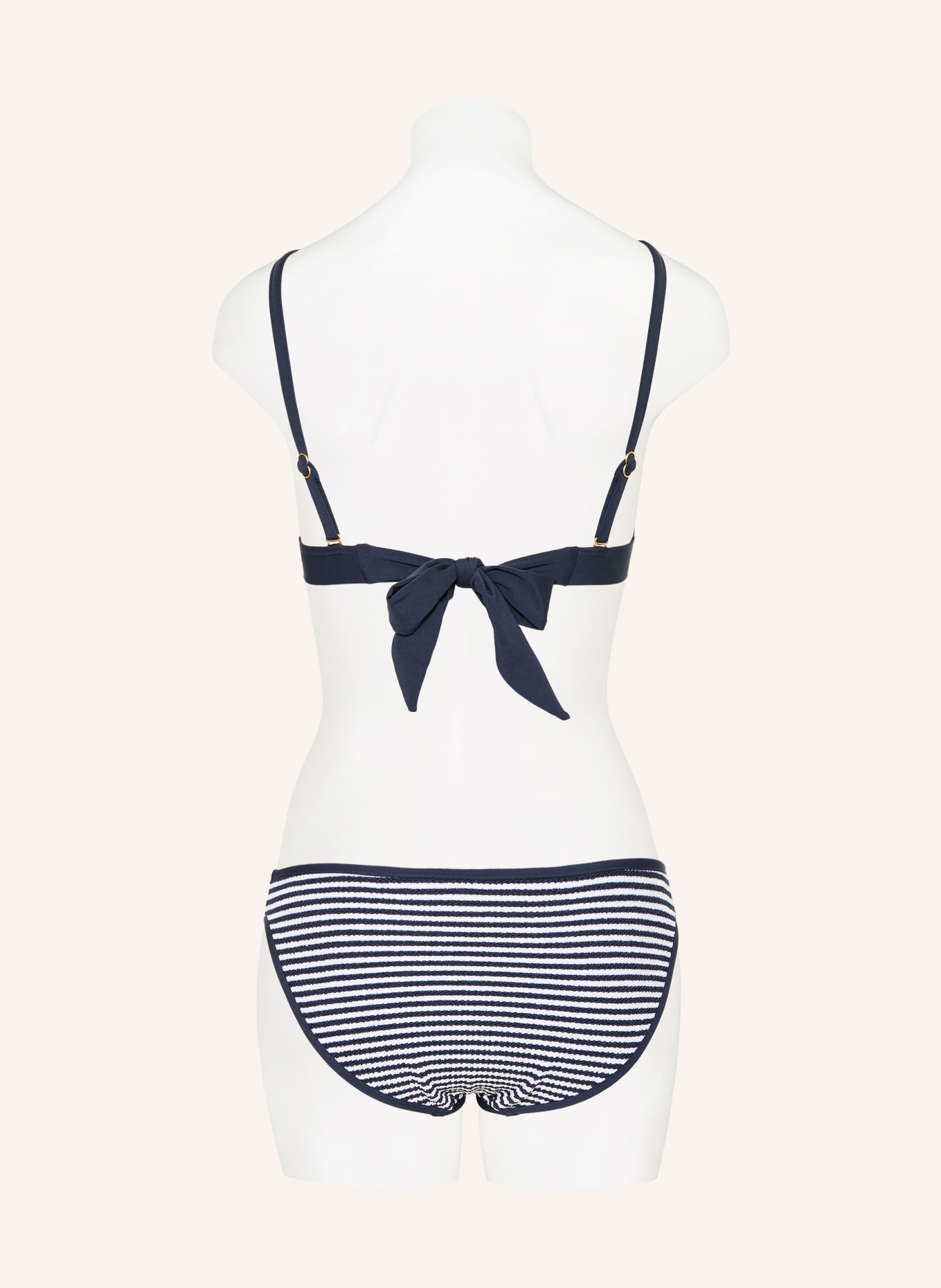 SEAFOLLY Basic-Bikini-Hose CLUBHOUSE: DUNKELBLAU / WEISS