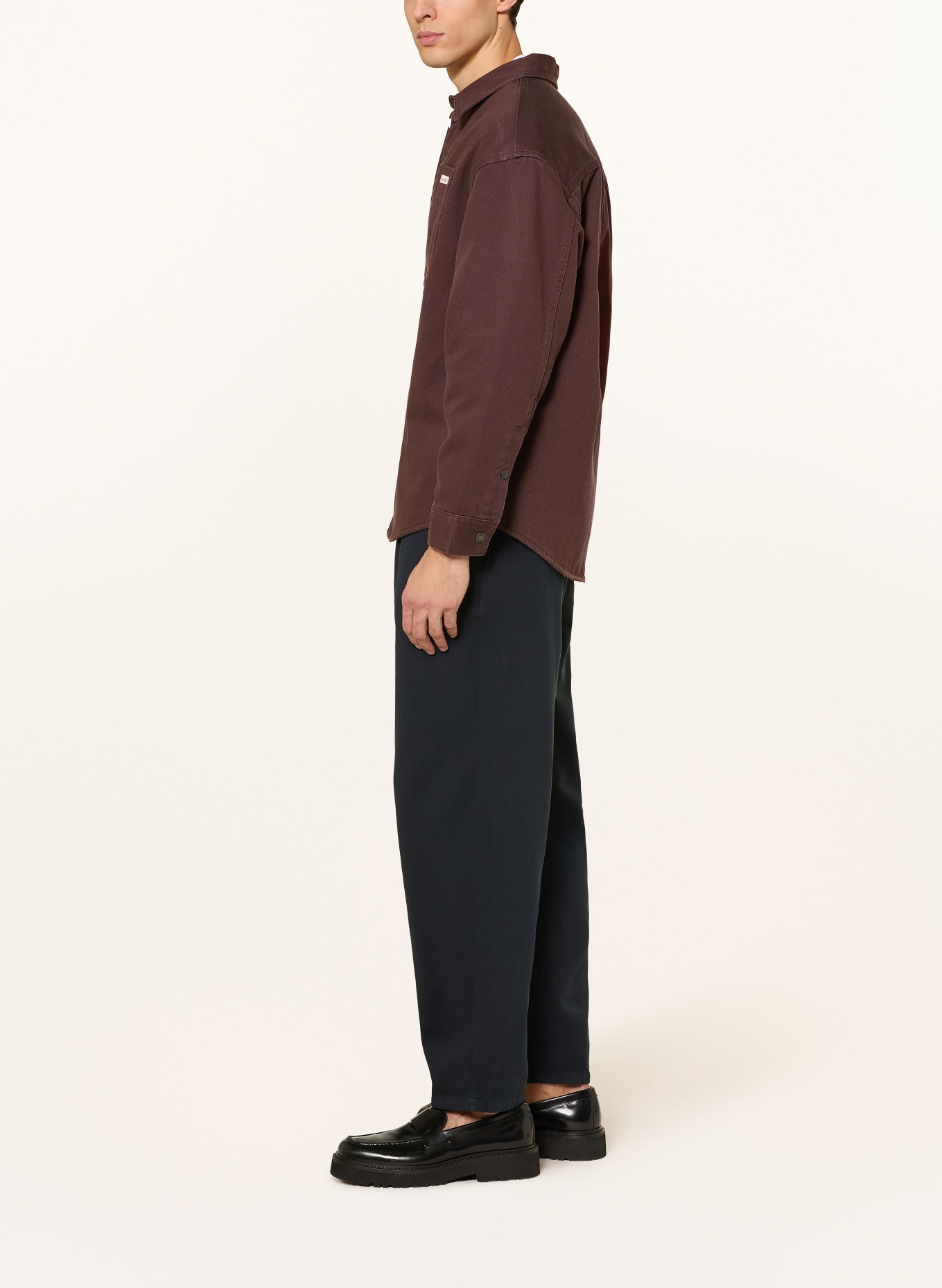 GOLDGARN DENIM Chino Relaxed Fit: DUNKELBLAU