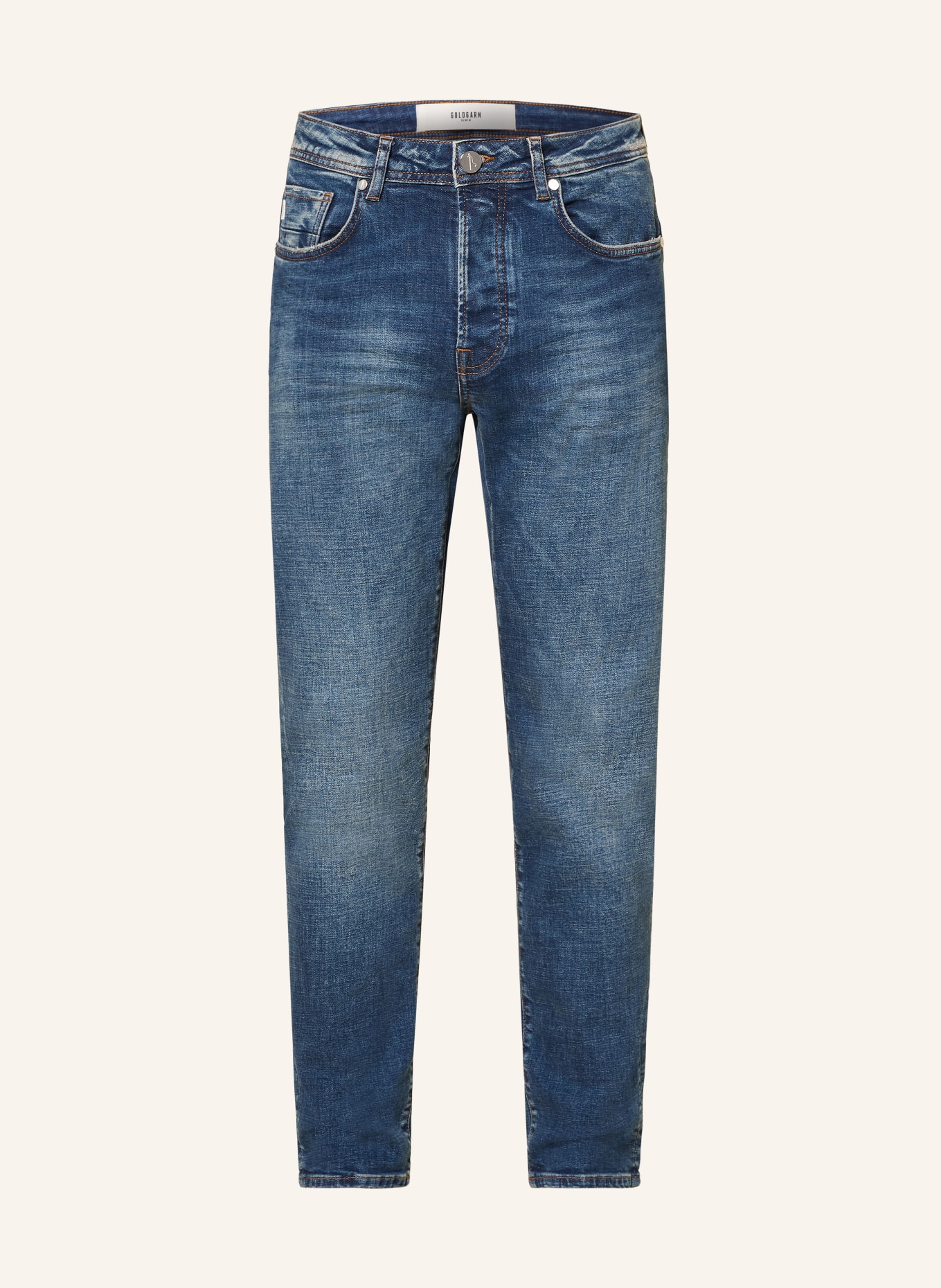 GOLDGARN DENIM Jeans U2 Tapered Fit: 1090 midblue