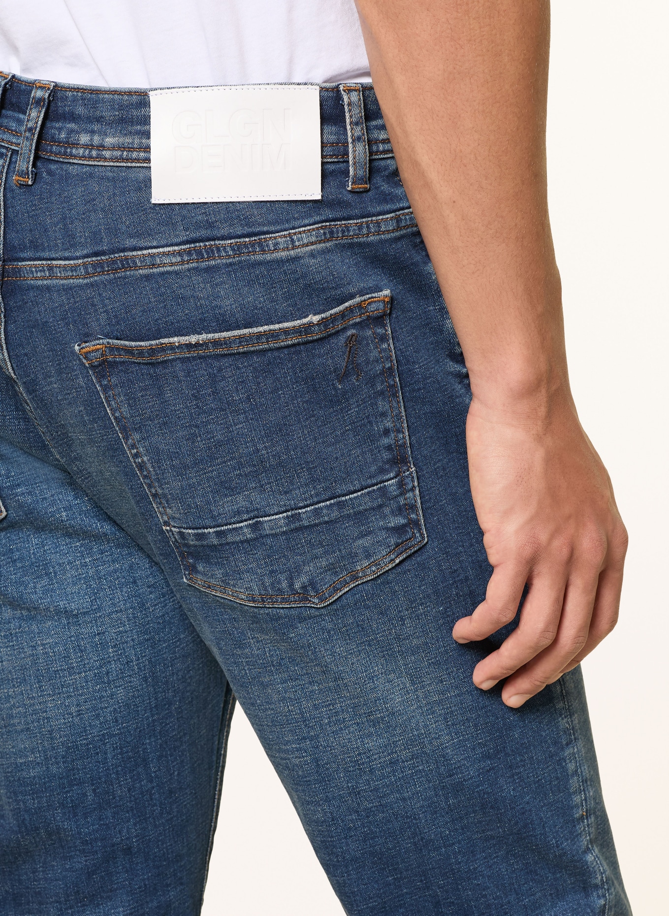 GOLDGARN DENIM Jeans U2 Tapered Fit: 1090 midblue