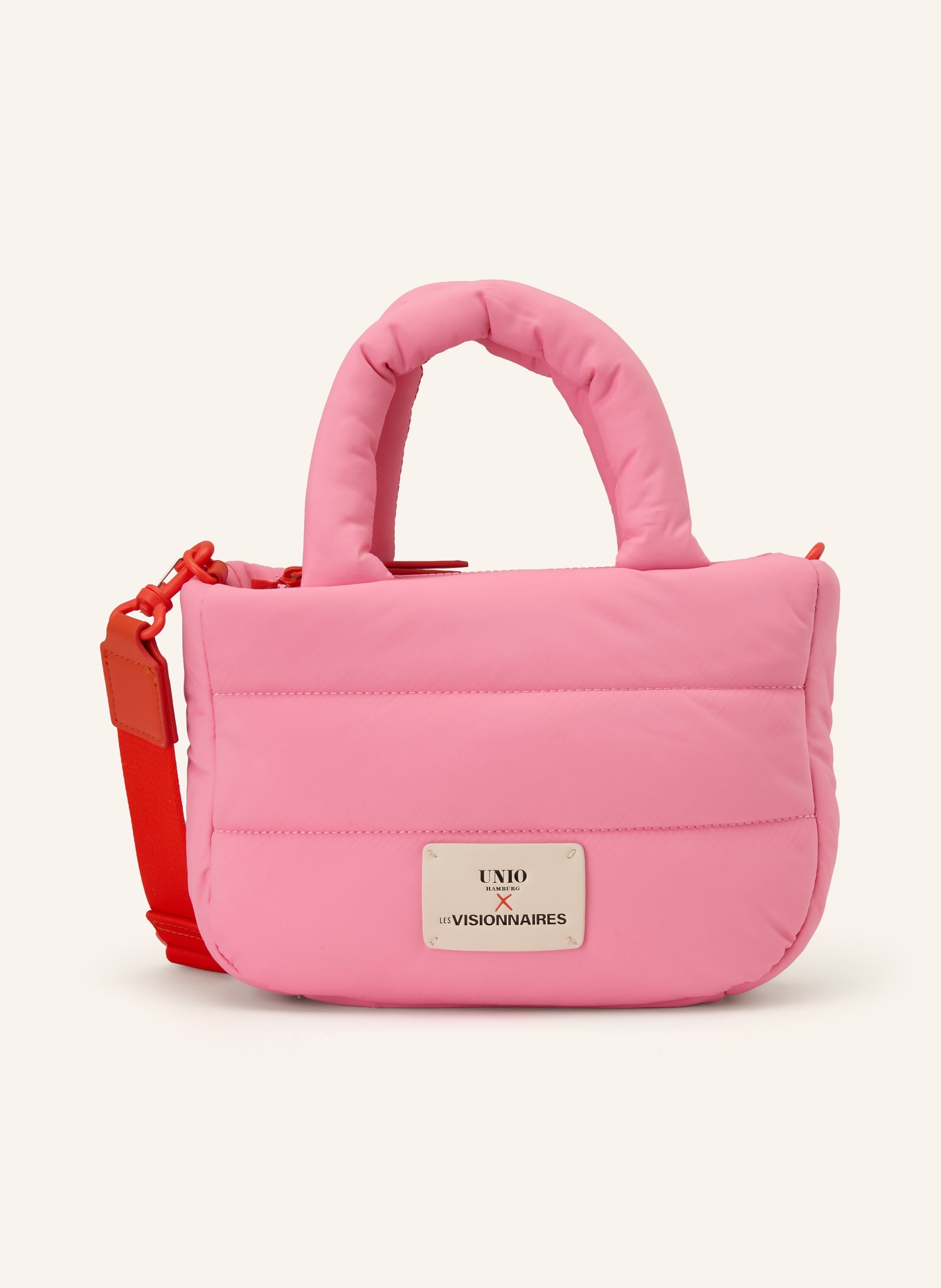 UNIO Handtasche CORTINA SMALL: ROSA / ORANGE