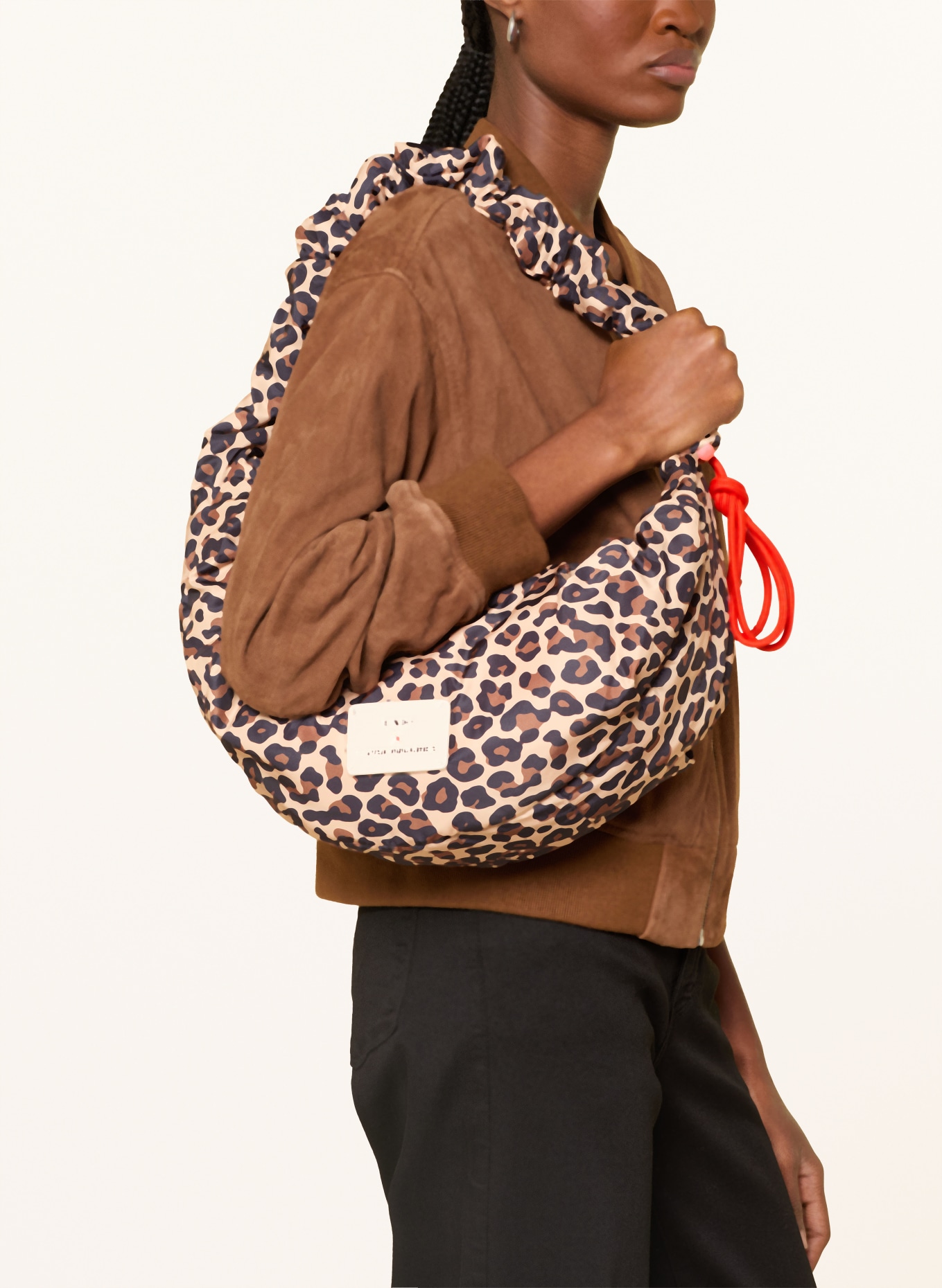 UNIO Sac à bandoulière VANCOUVER LEO: MARRON CLAIR / MARRON / NOIR