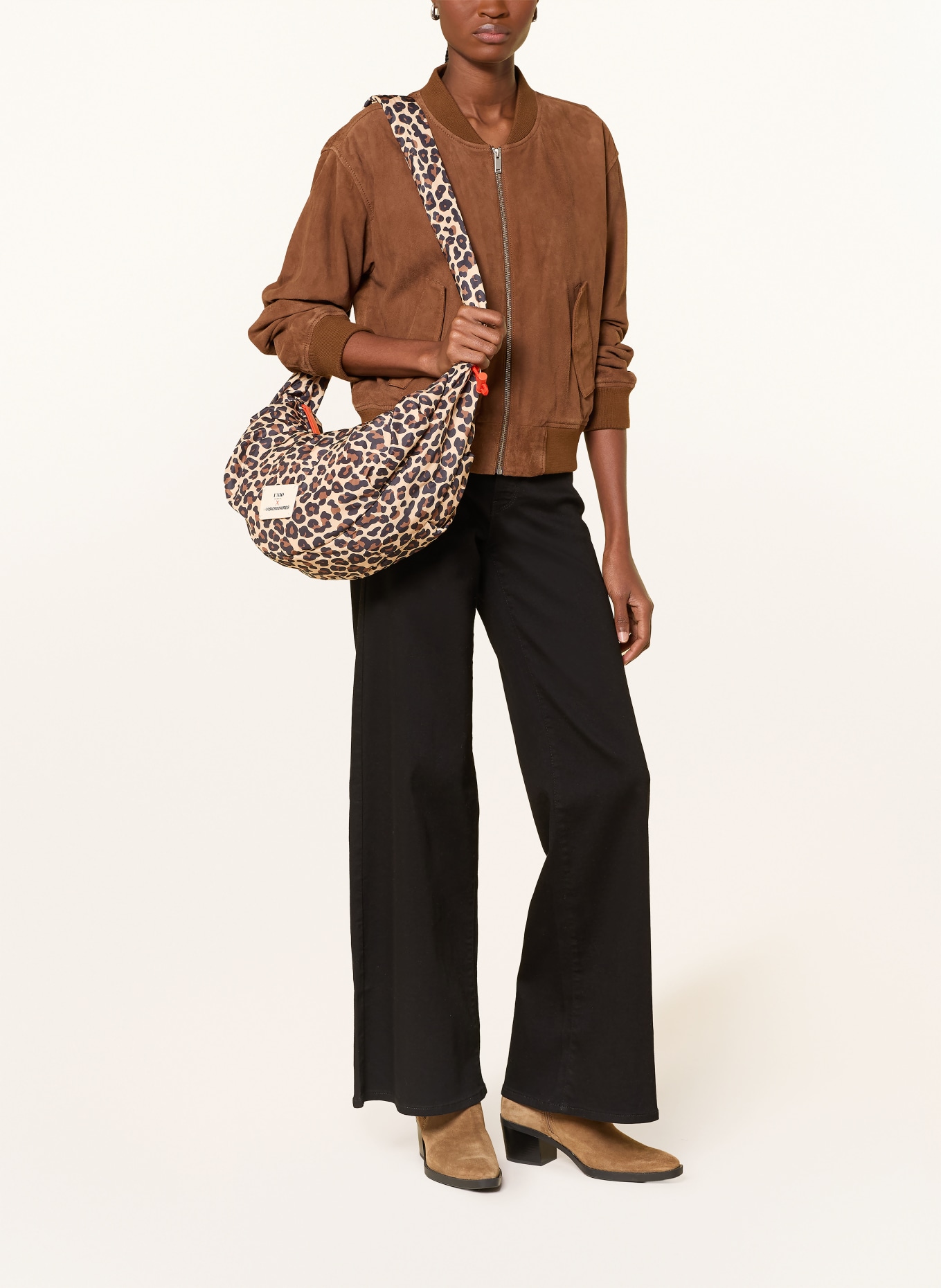 UNIO Sac à bandoulière VANCOUVER LEO: MARRON CLAIR / MARRON / NOIR