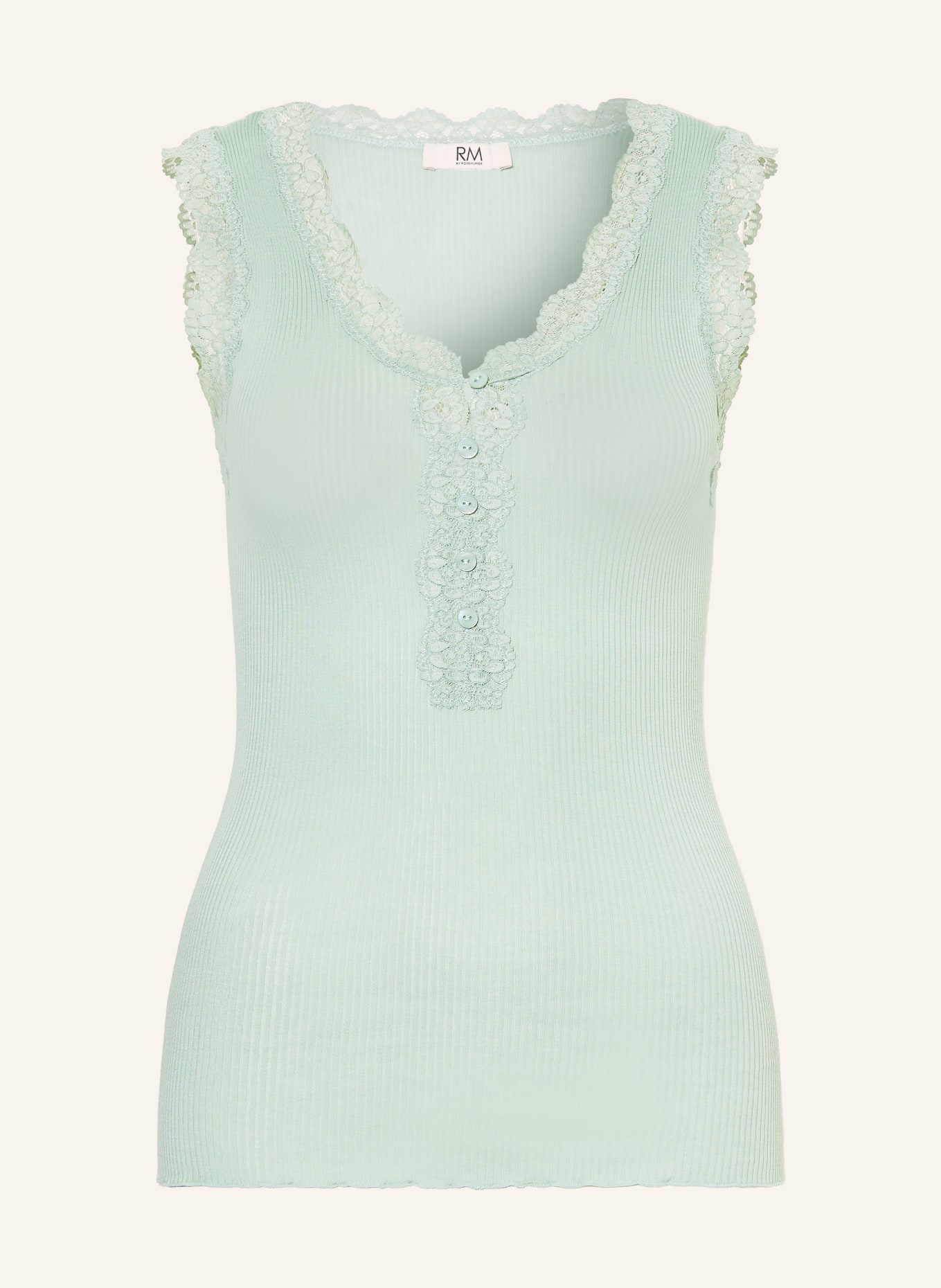 rosemunde Top RMWBALTA mit Spitze: HELLGRÜN