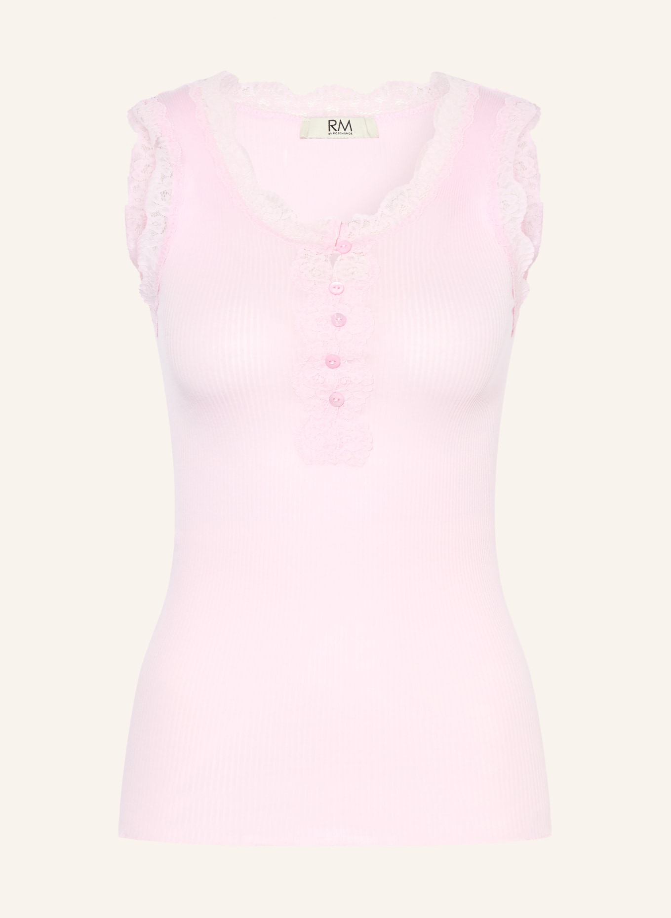 rosemunde Top RMWBALTA s krajkou: SVĚTLE RŮŽOVÁ