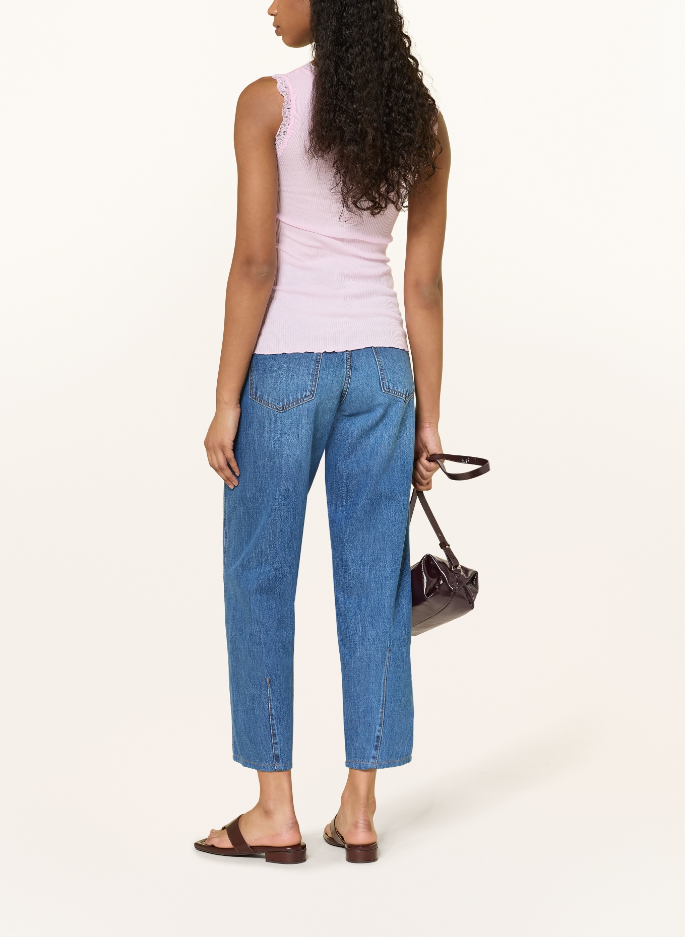 rosemunde Top RMWBALTA s krajkou: SVĚTLE RŮŽOVÁ