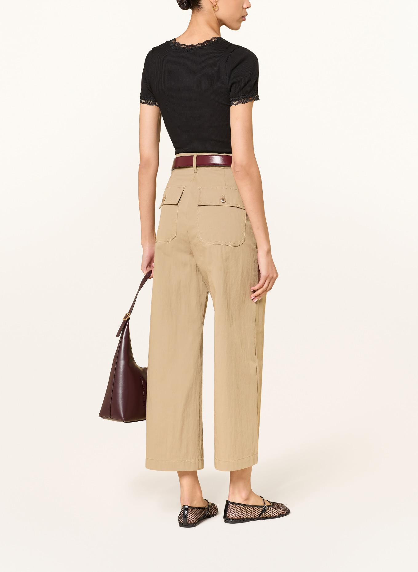 rosemunde Tričko RMWBALTA s krajkou: ČERNÁ