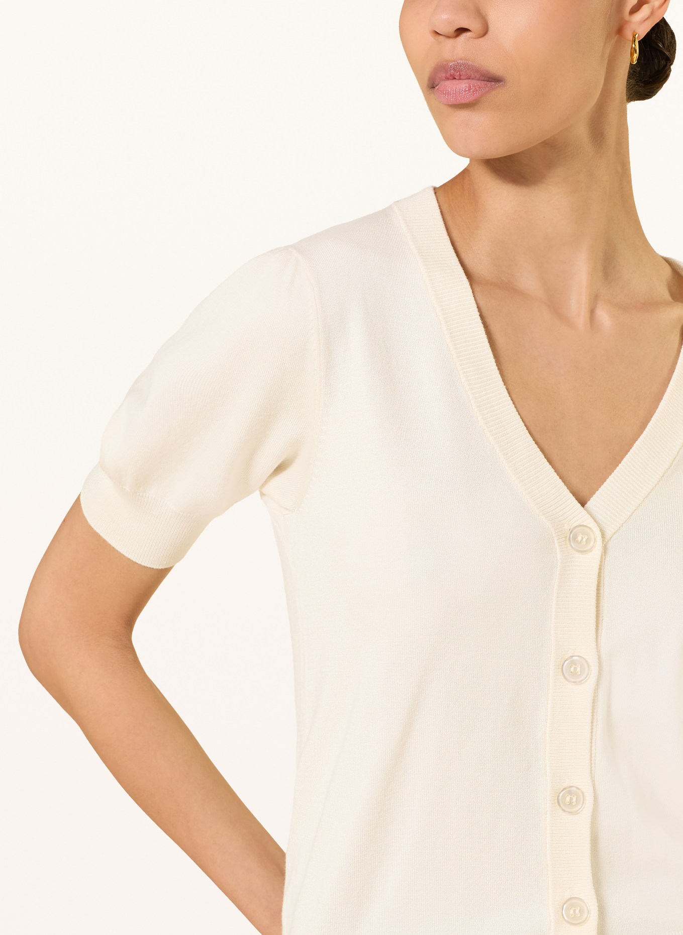 rosemunde Sweter RMWSANDRA: KREMOWY