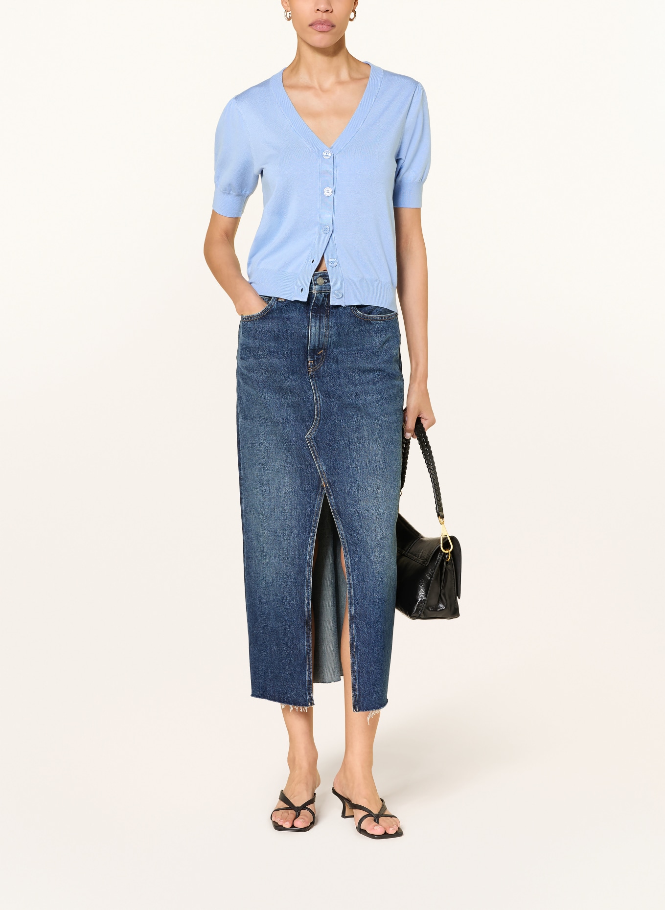 rosemunde Sweter RMWSANDRA: JASNONIEBIESKI