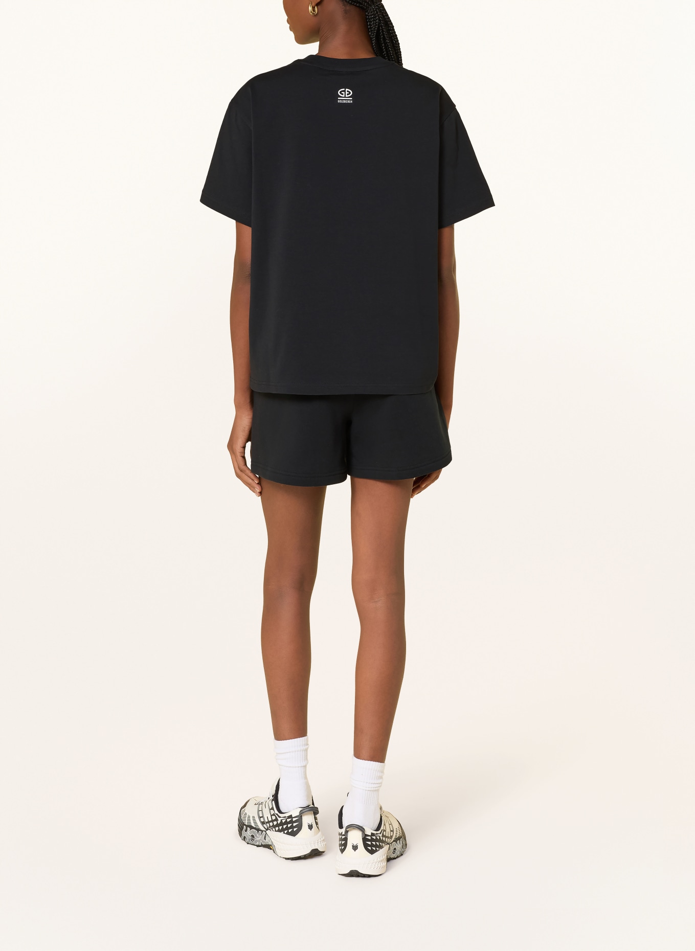 GOLDBERGH Sweatshorts NICE: SCHWARZ