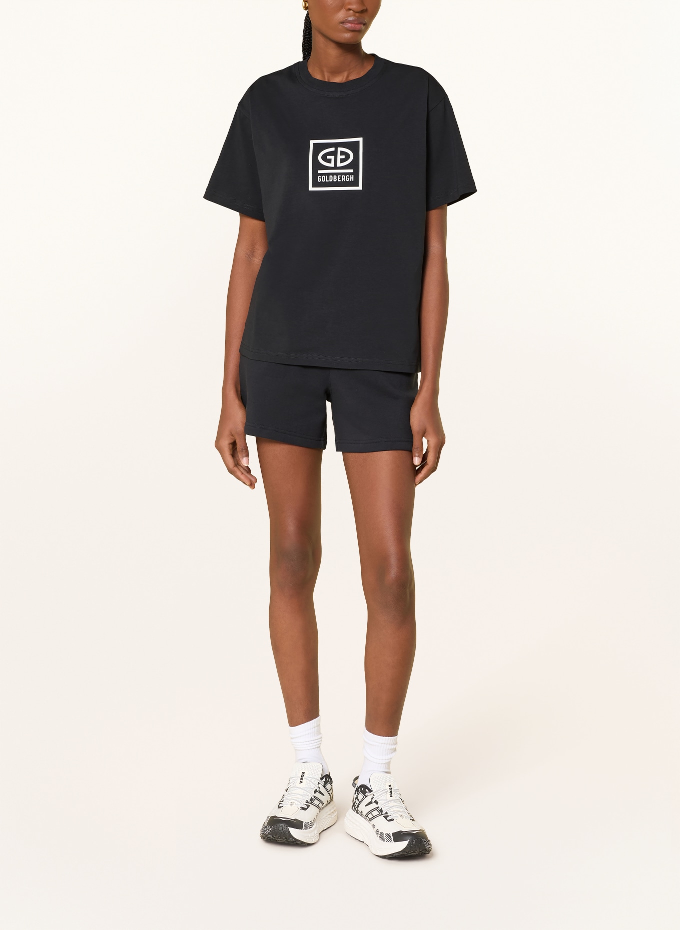 GOLDBERGH LEGACY T-shirt: BLACK / WHITE