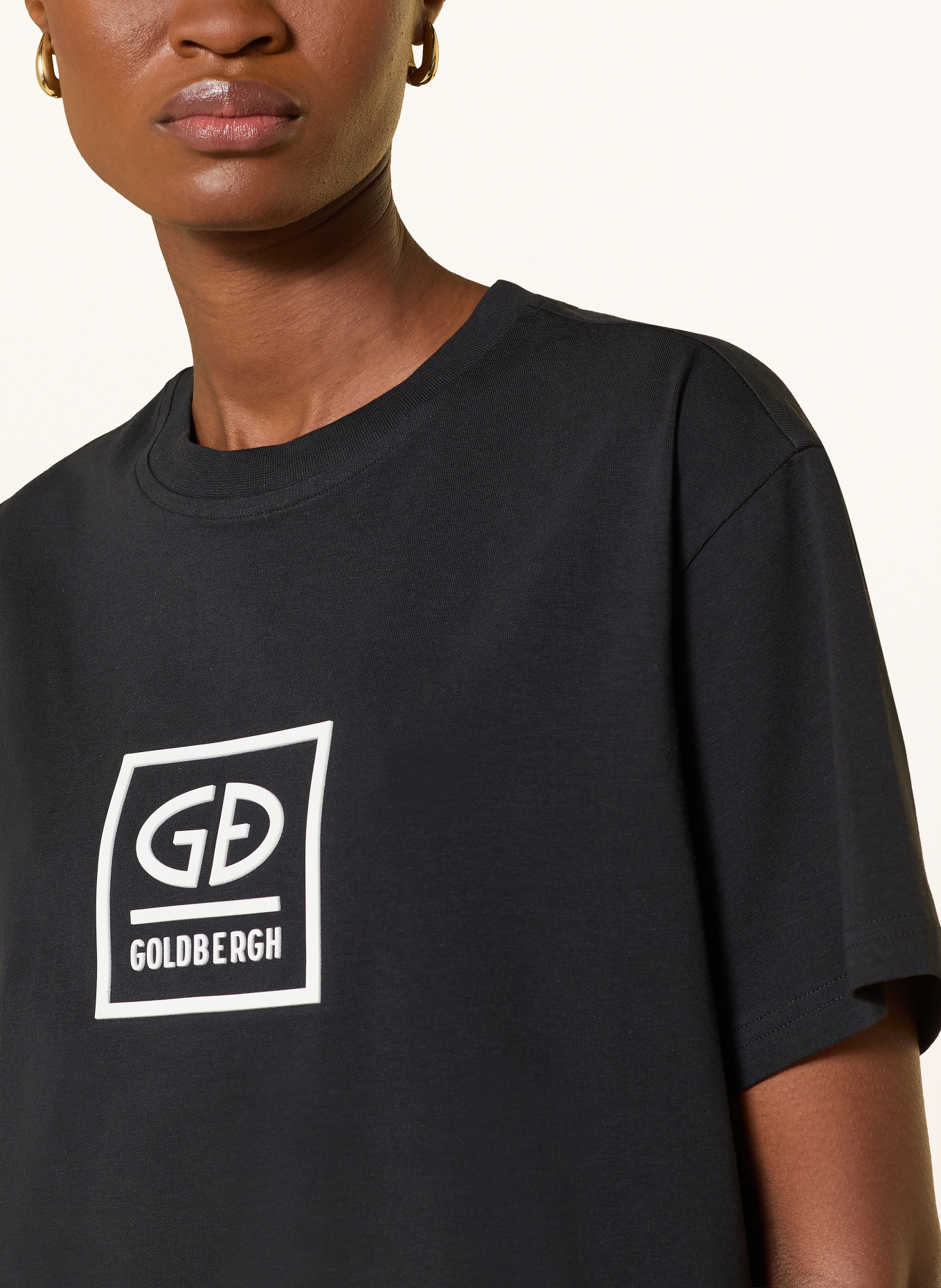 GOLDBERGH LEGACY T-shirt: BLACK / WHITE