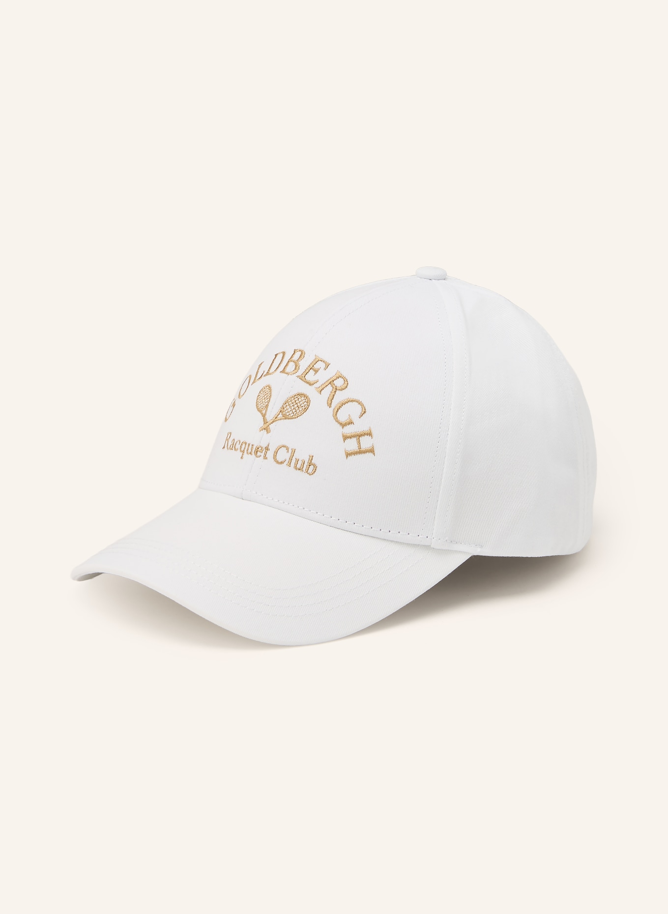 GOLDBERGH Cap BELLINA: WHITE / GOLD